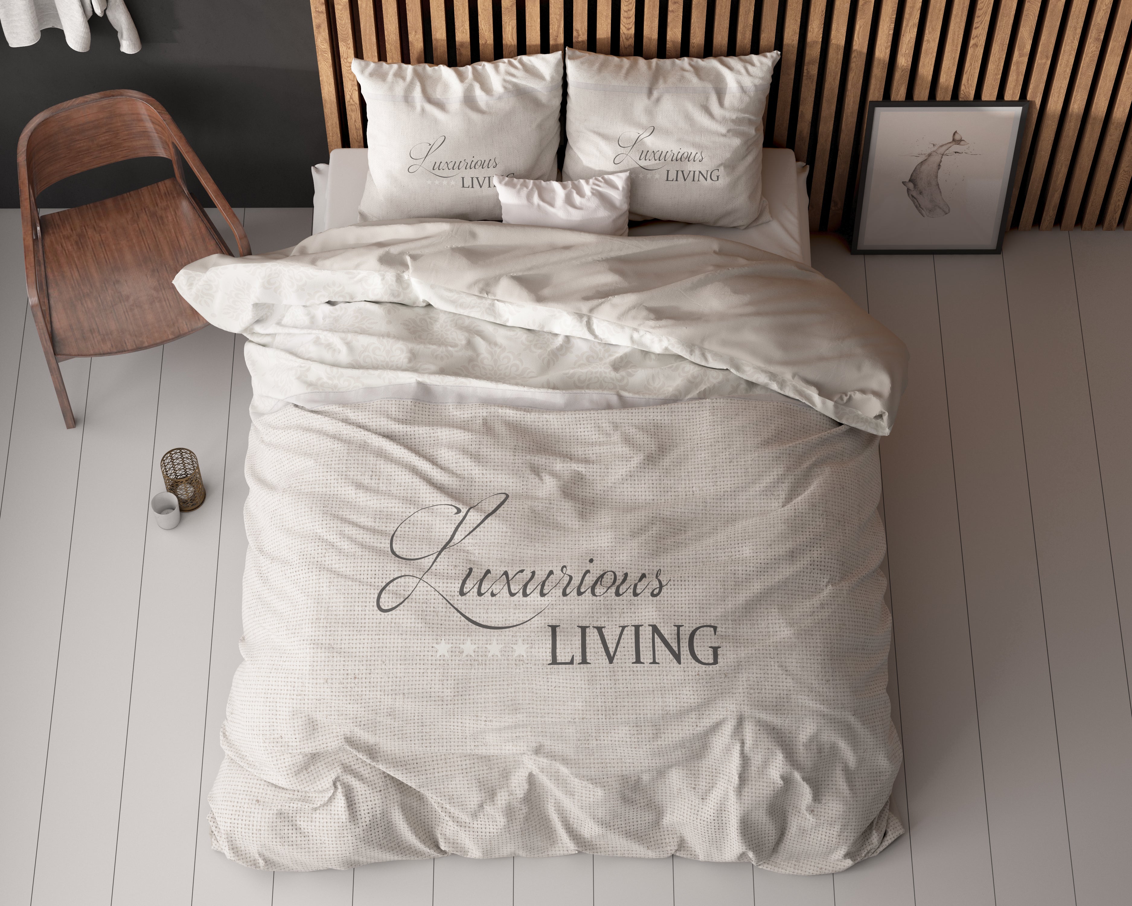 Luxurious Living Zand Dekbedovertrek