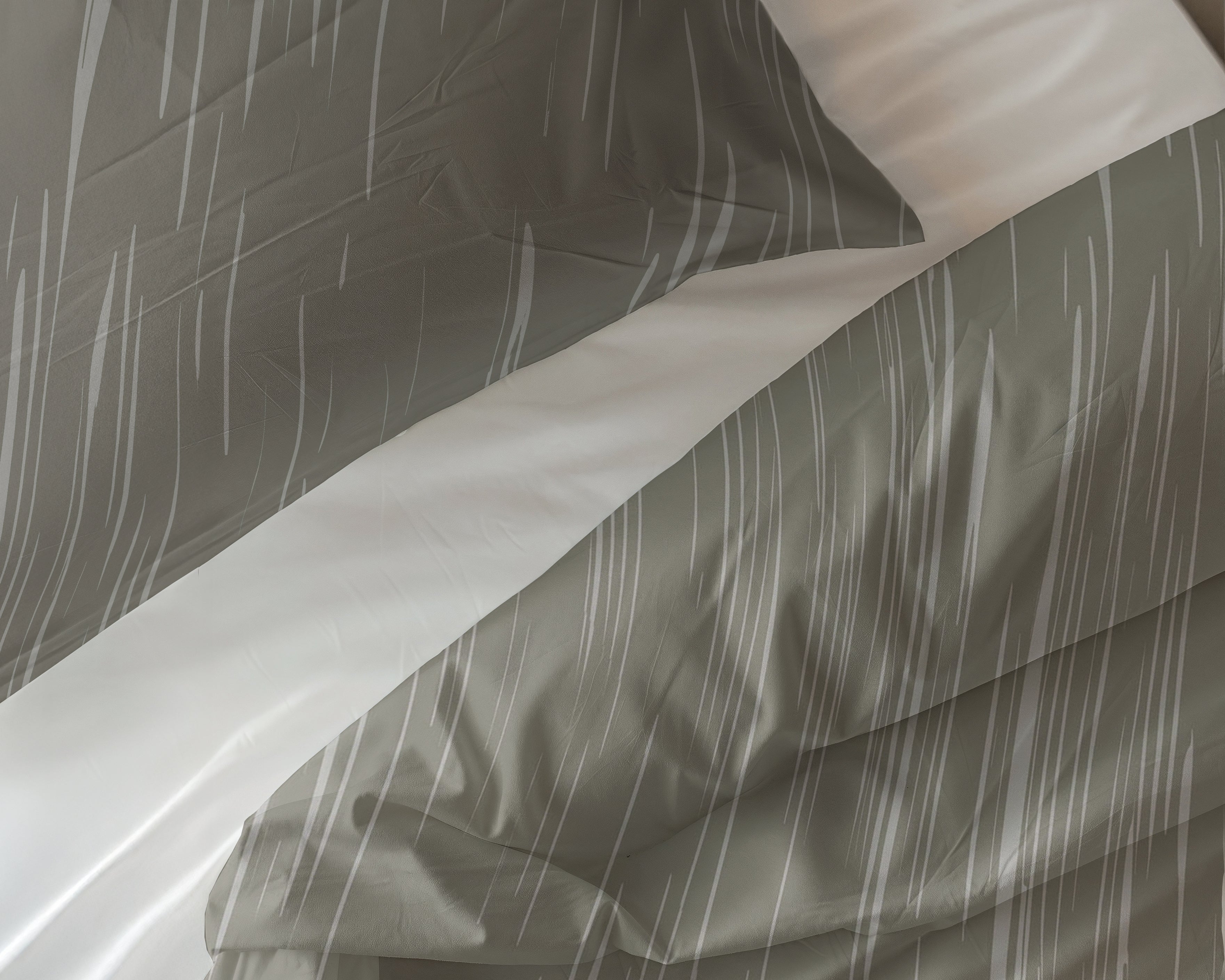 Mellow Stone Gray Duvet Cover