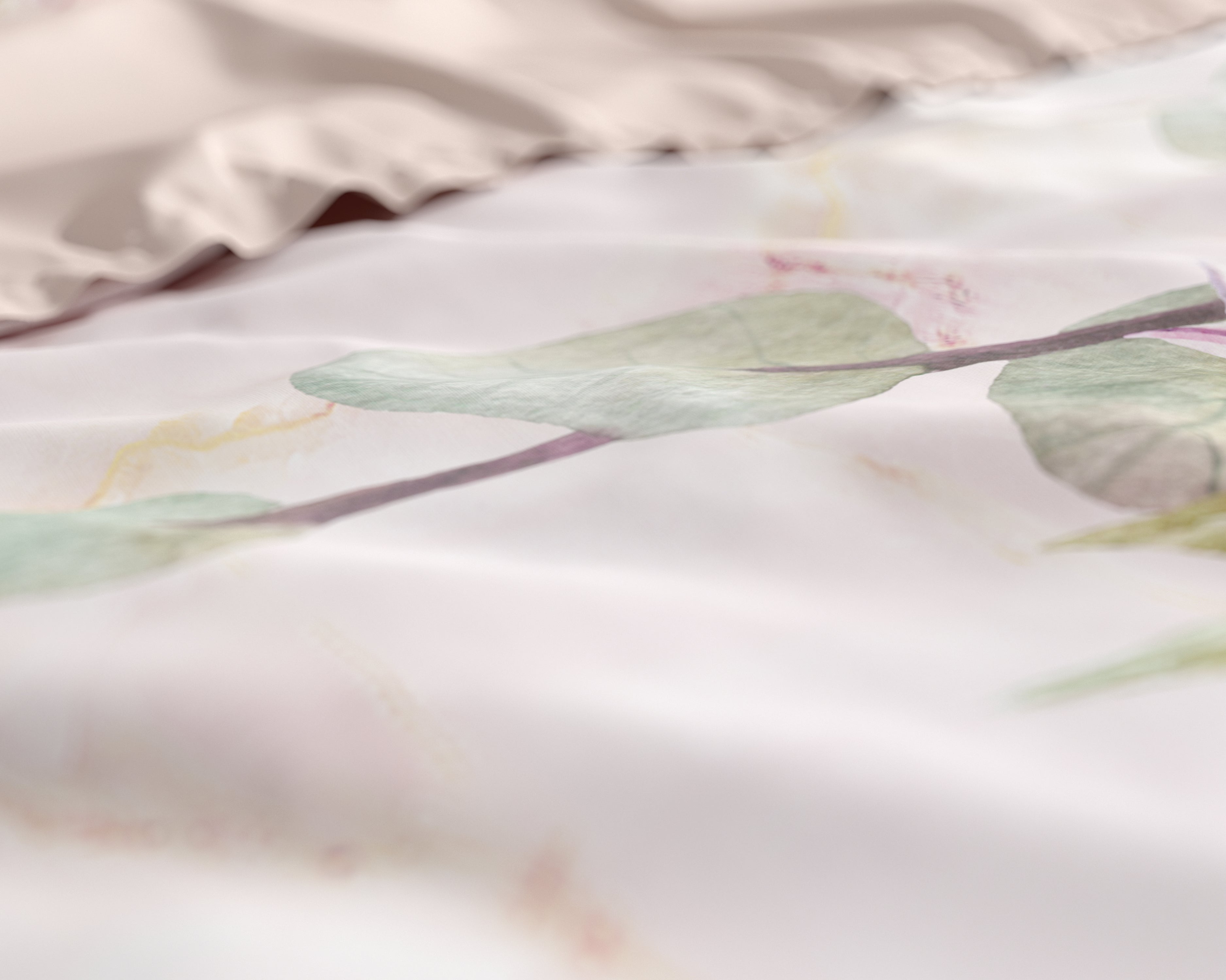 Minzy Pink Duvet Cover - Luxury Satin - High Quality - Trendy Prints