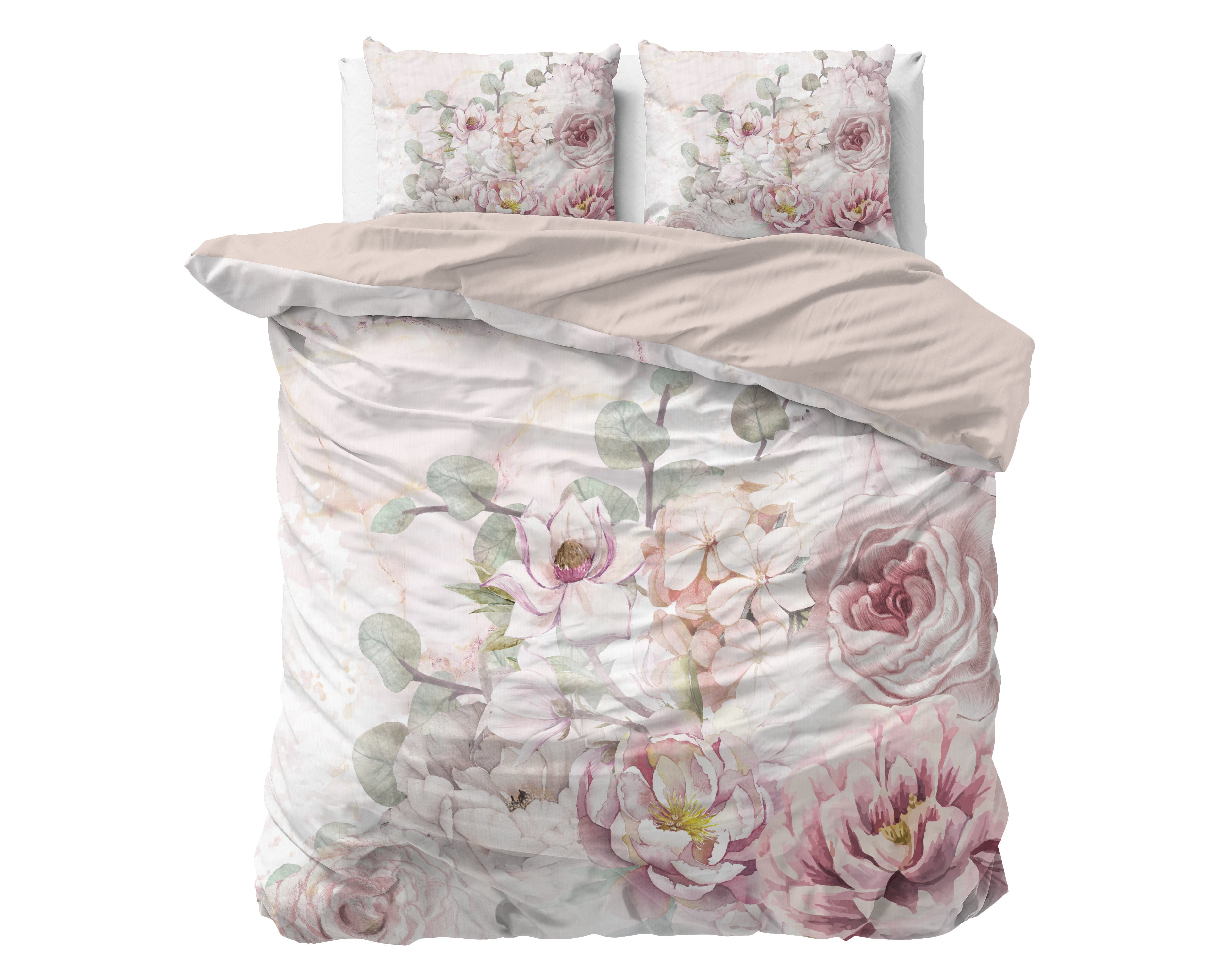 Minzy Pink Duvet Cover - Luxury Satin - High Quality - Trendy Prints