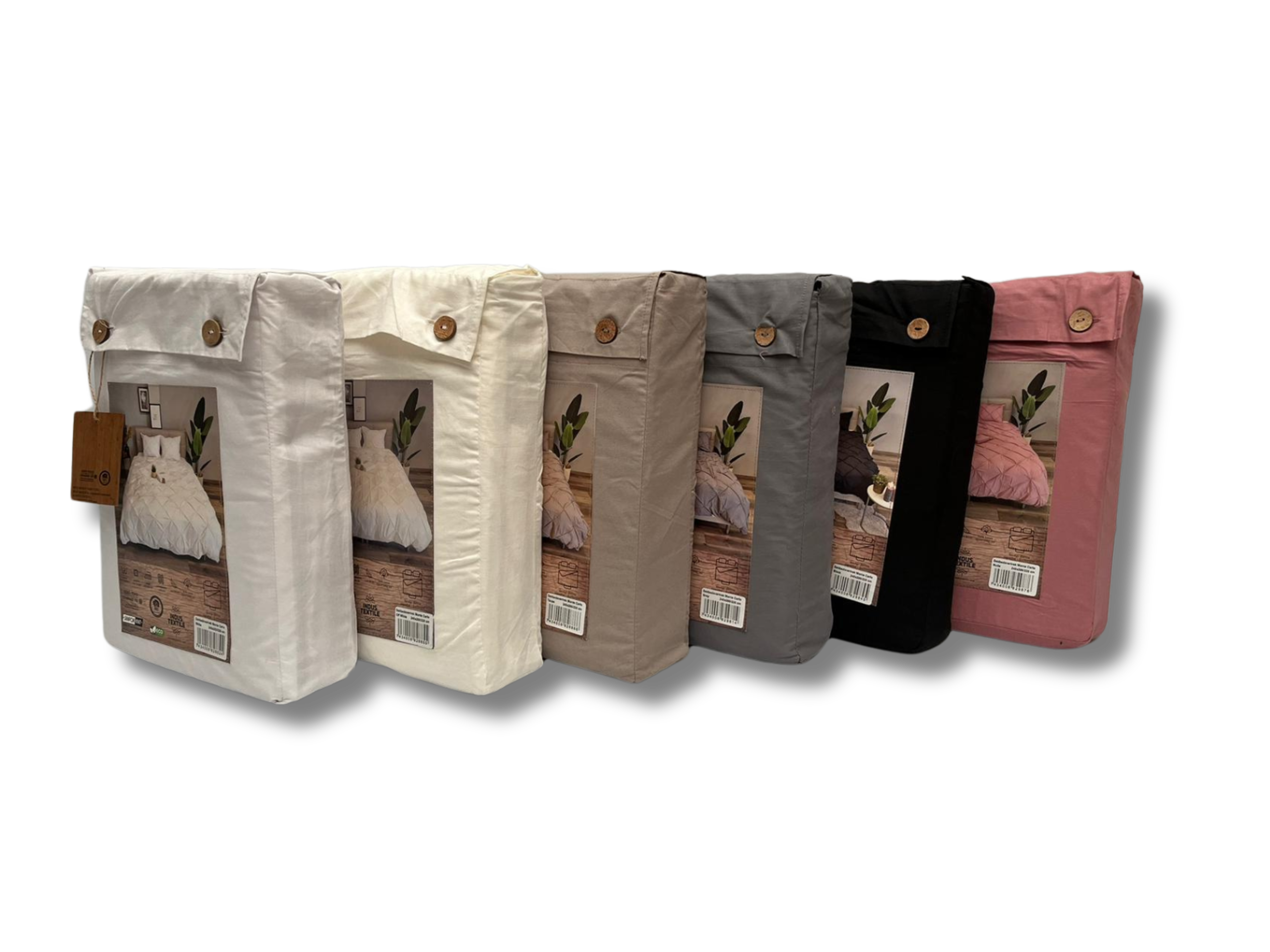 Monte Carlo Katoenen Dekbedovertrek Wit