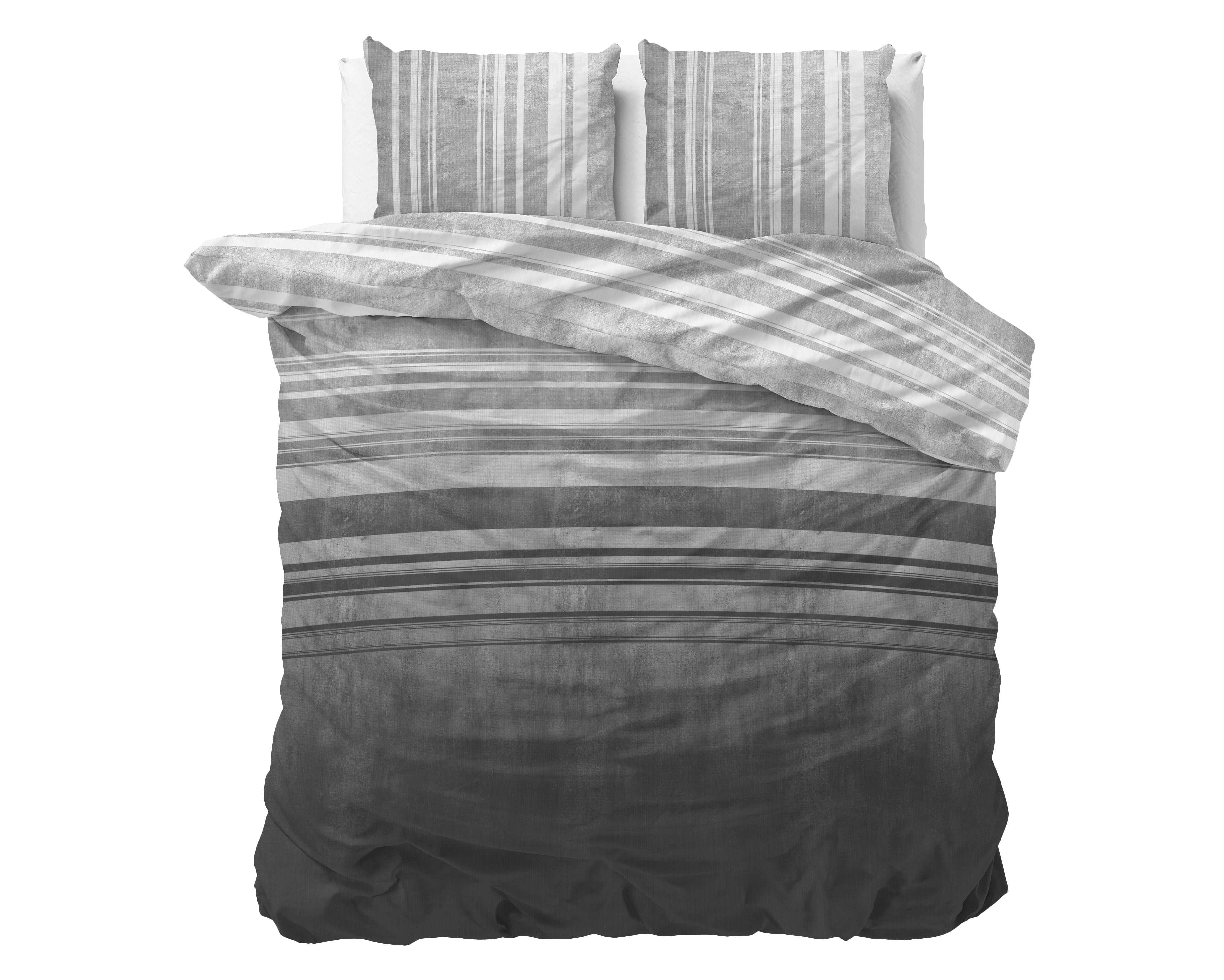 Moon Lights Duvet Cover Gray - Cotton Woven - Non-Iron - Fun Prints