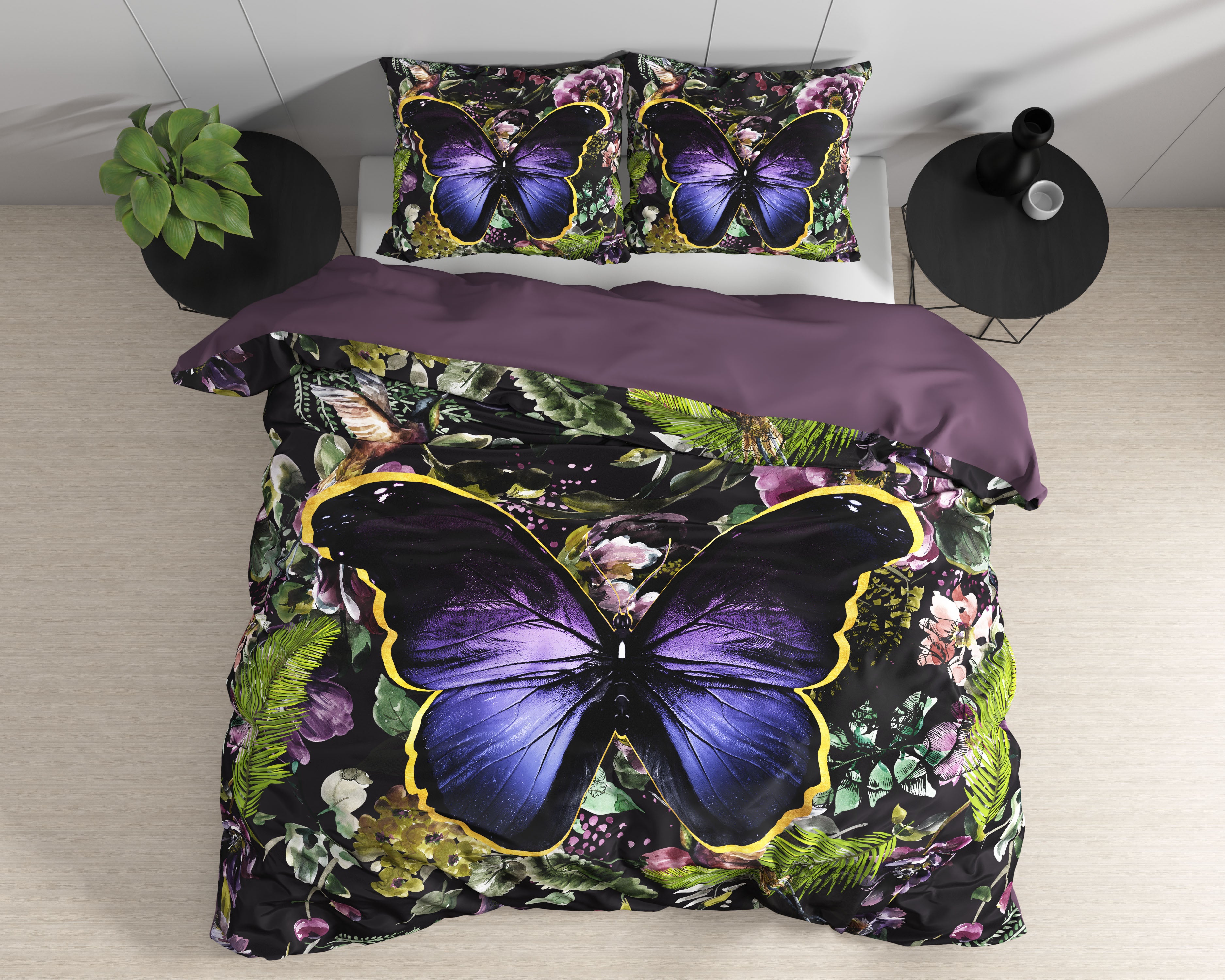 Mosani Turquoise Duvet Cover - Luxury Satin - High Quality - Trendy Prints