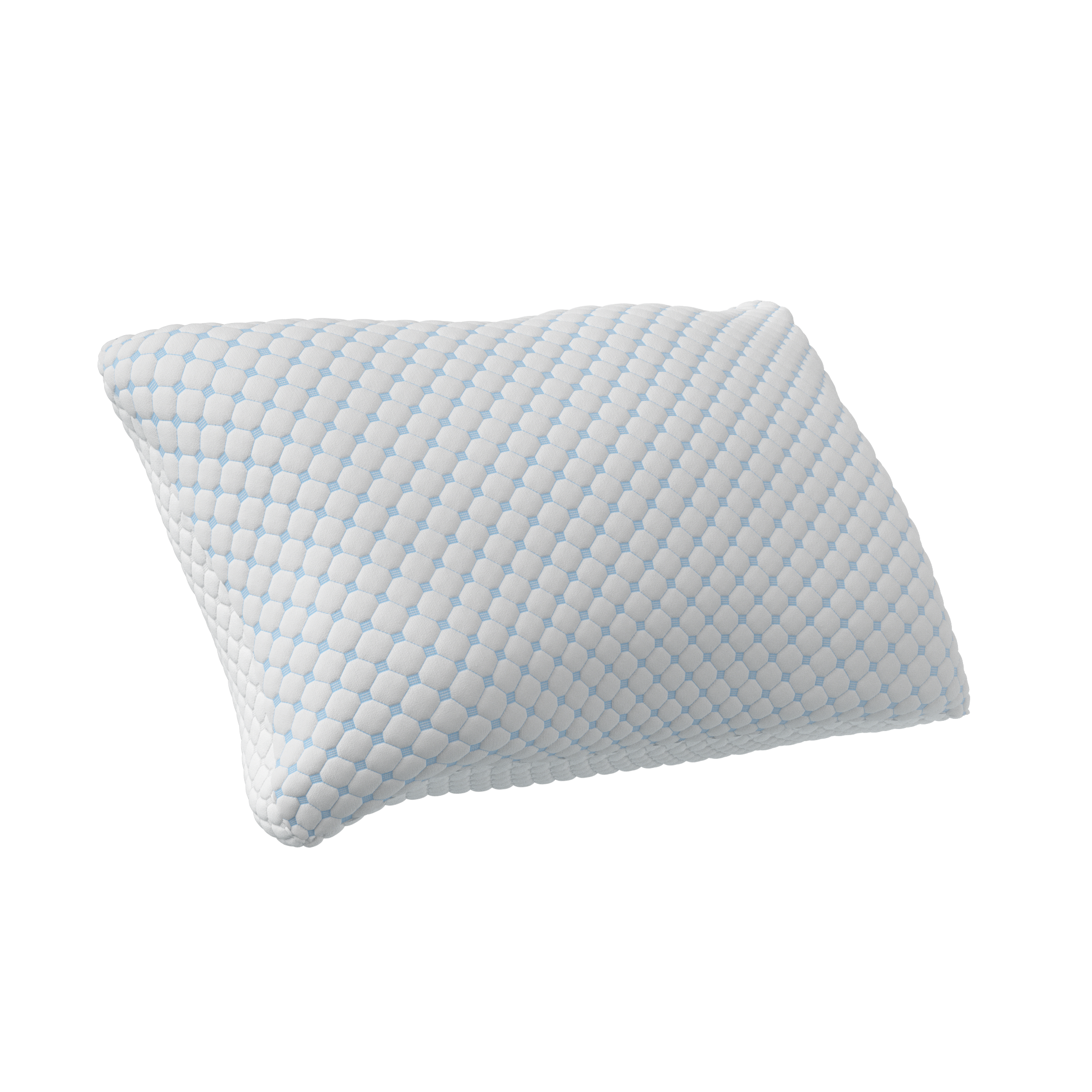 Nanotech Kussen Blauw 50 x 70 - Verkoelend - Hardheid en hoogte afstelbaar - Traagschuim