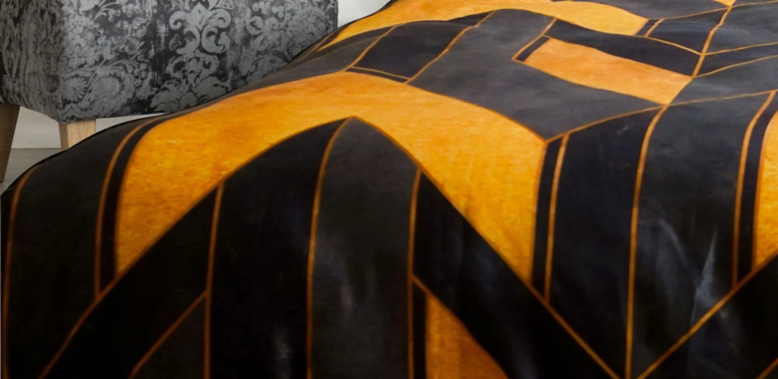 Night Aroma Cotton Satin Duvet Cover Double