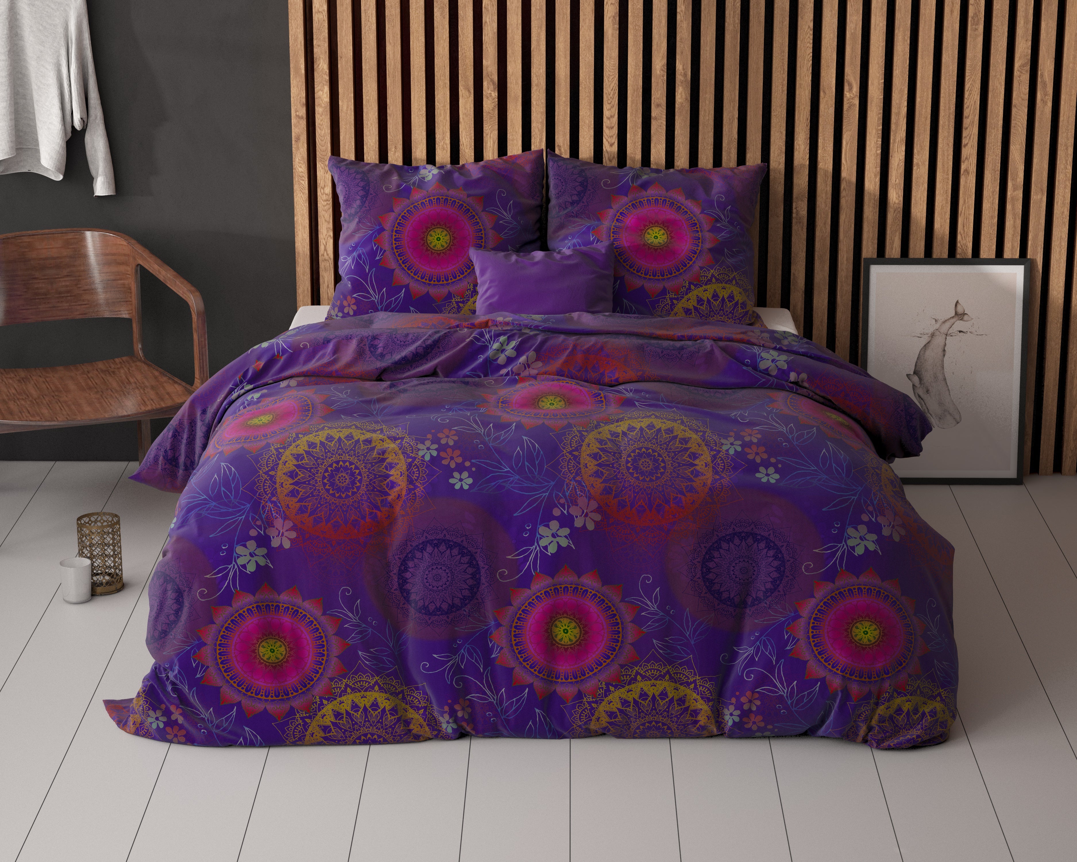 Normy Dekbedovertrek Multi - Katoen geweven - Strijkvrij - Leuke prints
