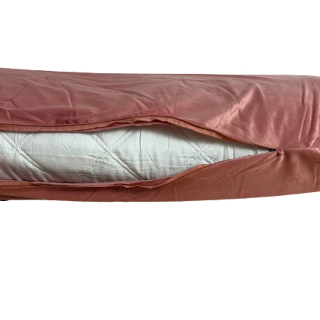 Old Rose Body Pillow Pillowcase – Luxury Velvet Pregnancy Pillowcase