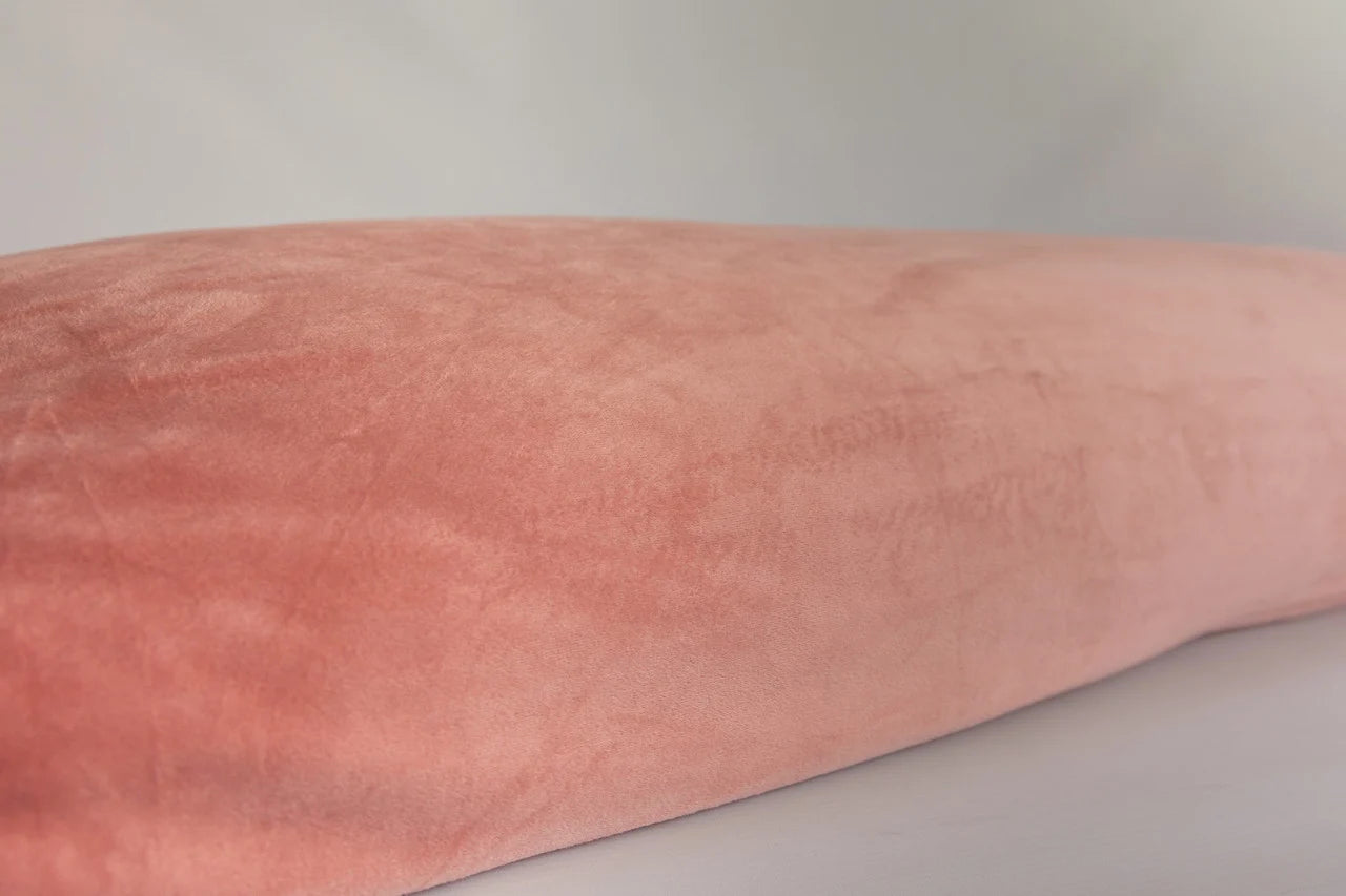 Old Rose Body Pillow Pillowcase – Luxury Velvet Pregnancy Pillowcase