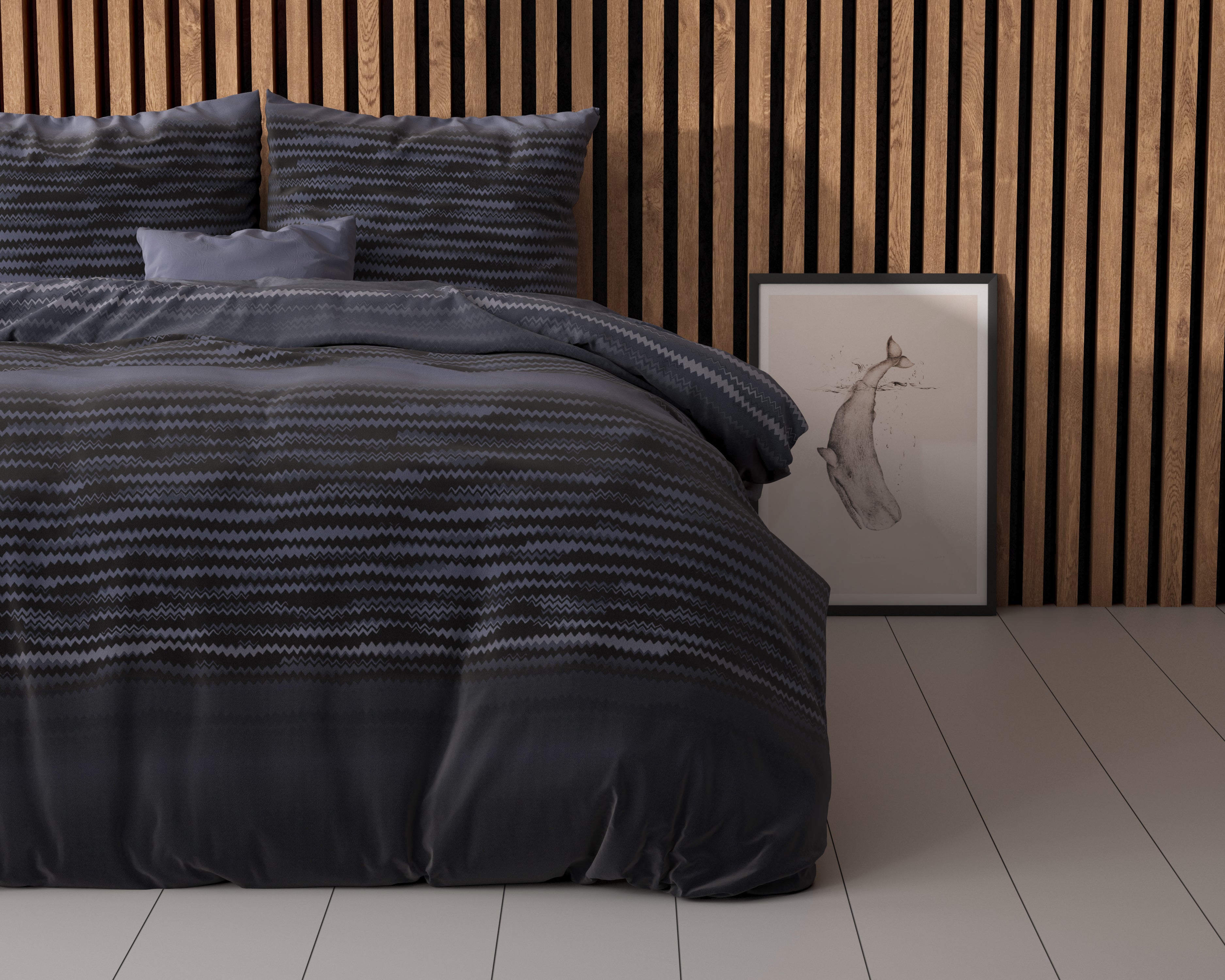 Pablo Black Duvet Cover - Non-Iron - Cotton Woven - Fun Prints