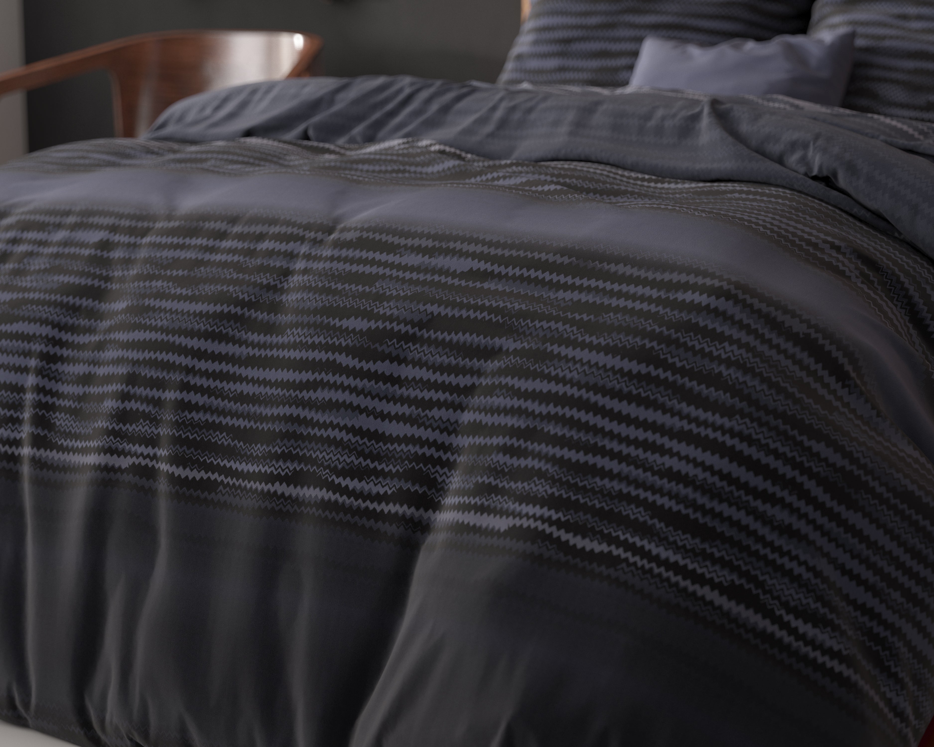 Pablo Black Duvet Cover - Non-Iron - Cotton Woven - Fun Prints