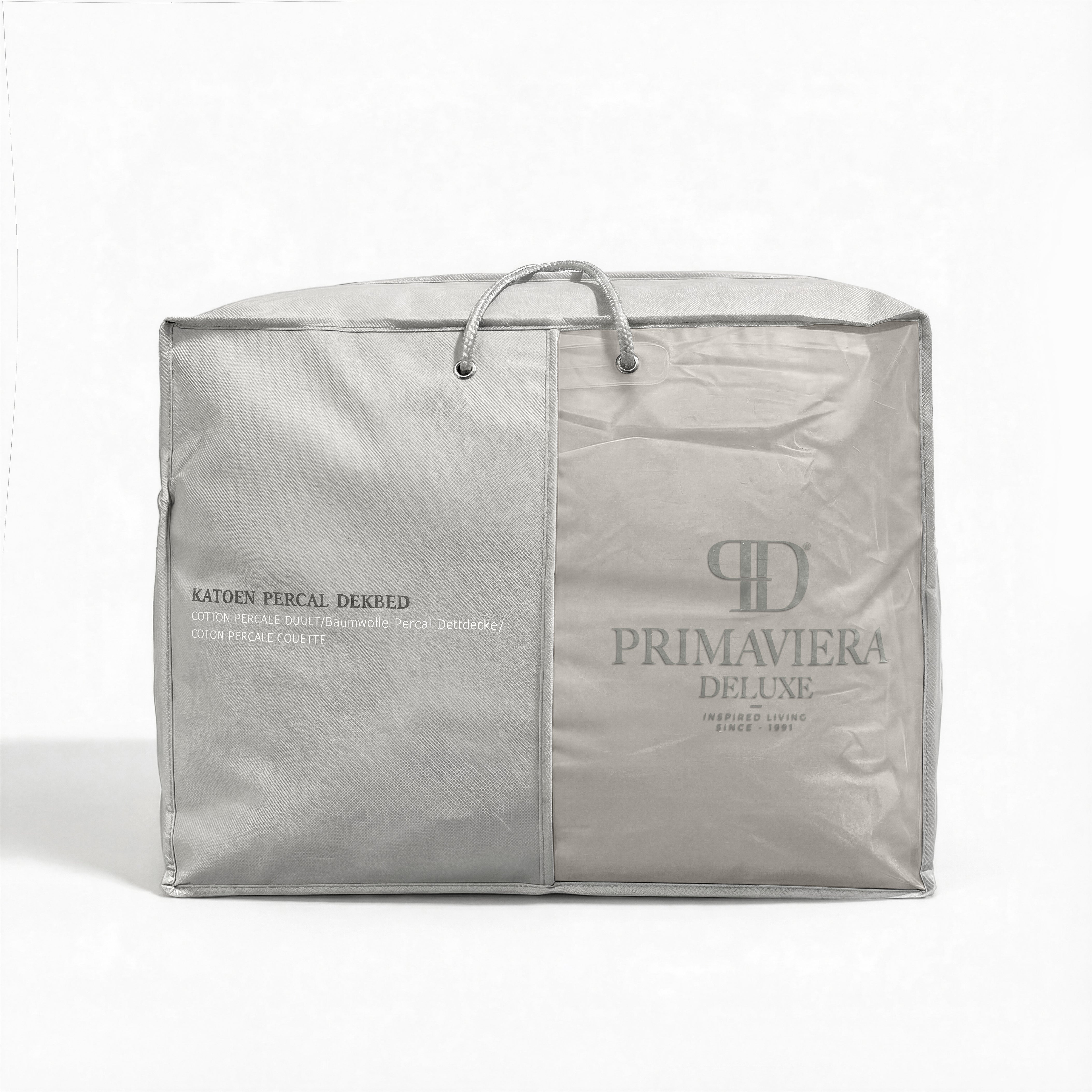 Primaviera Deluxe 100% Katoen Dekbed - Taupe - Voor het hele jaar