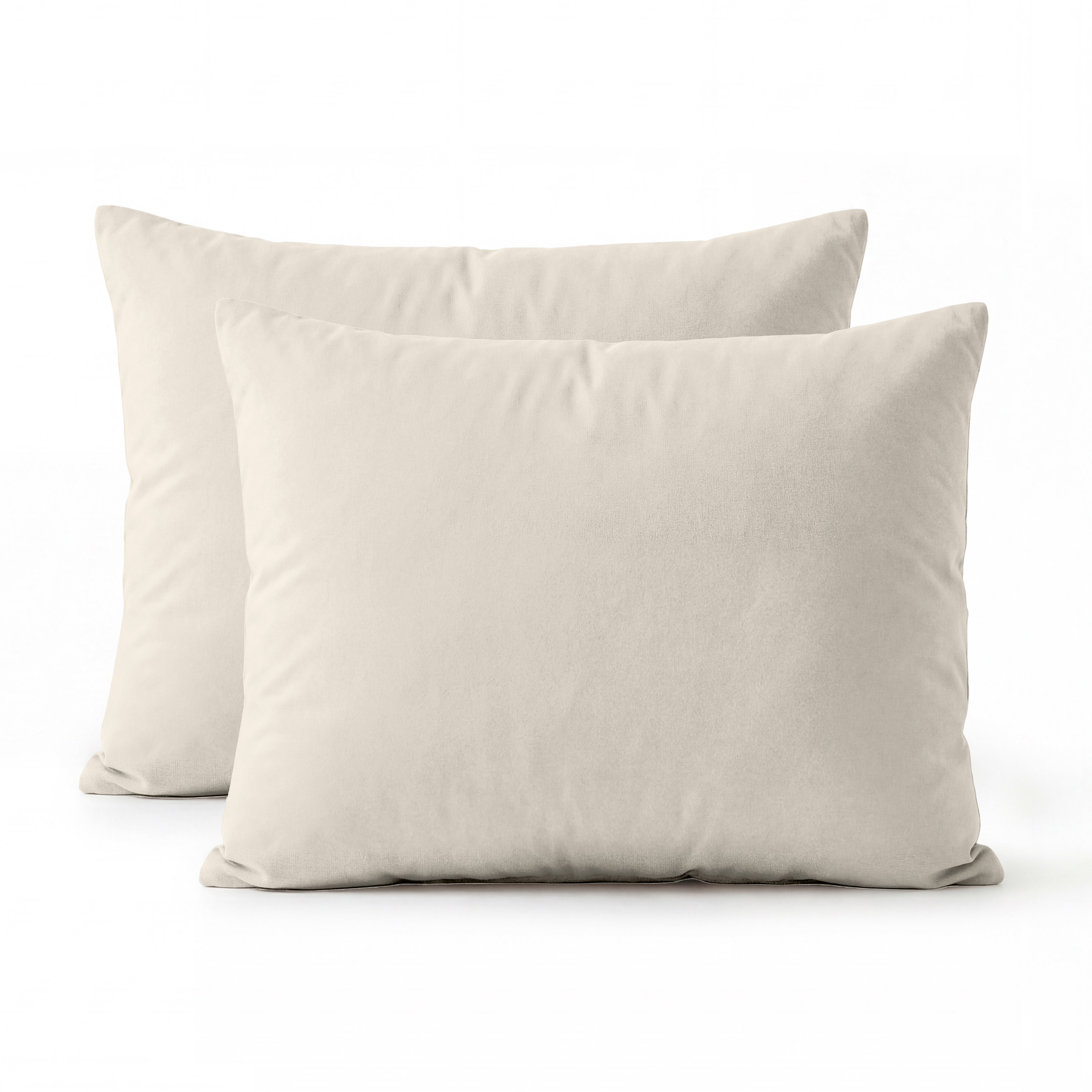 Primaviera Deluxe Katoenen Kussenslopen - Beige - Set van 2 stuks