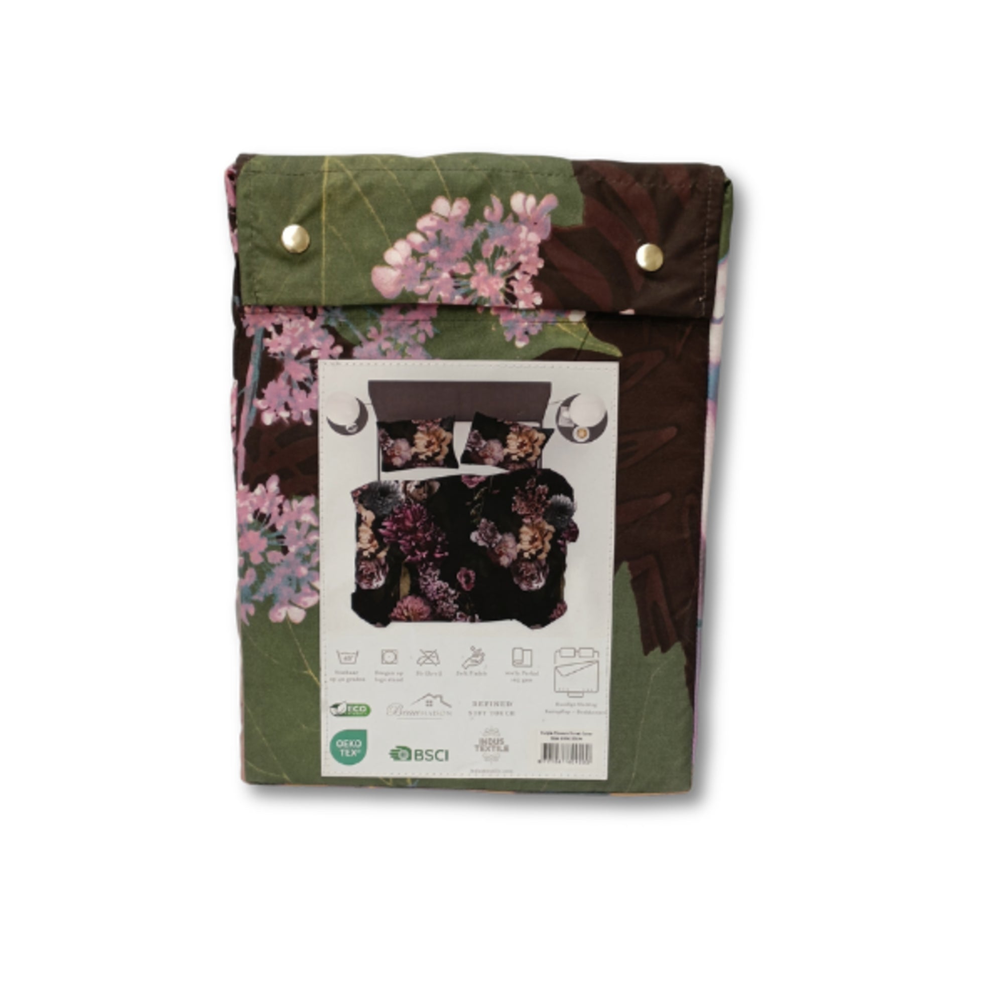 Purple Flowers Dekbedovertrek