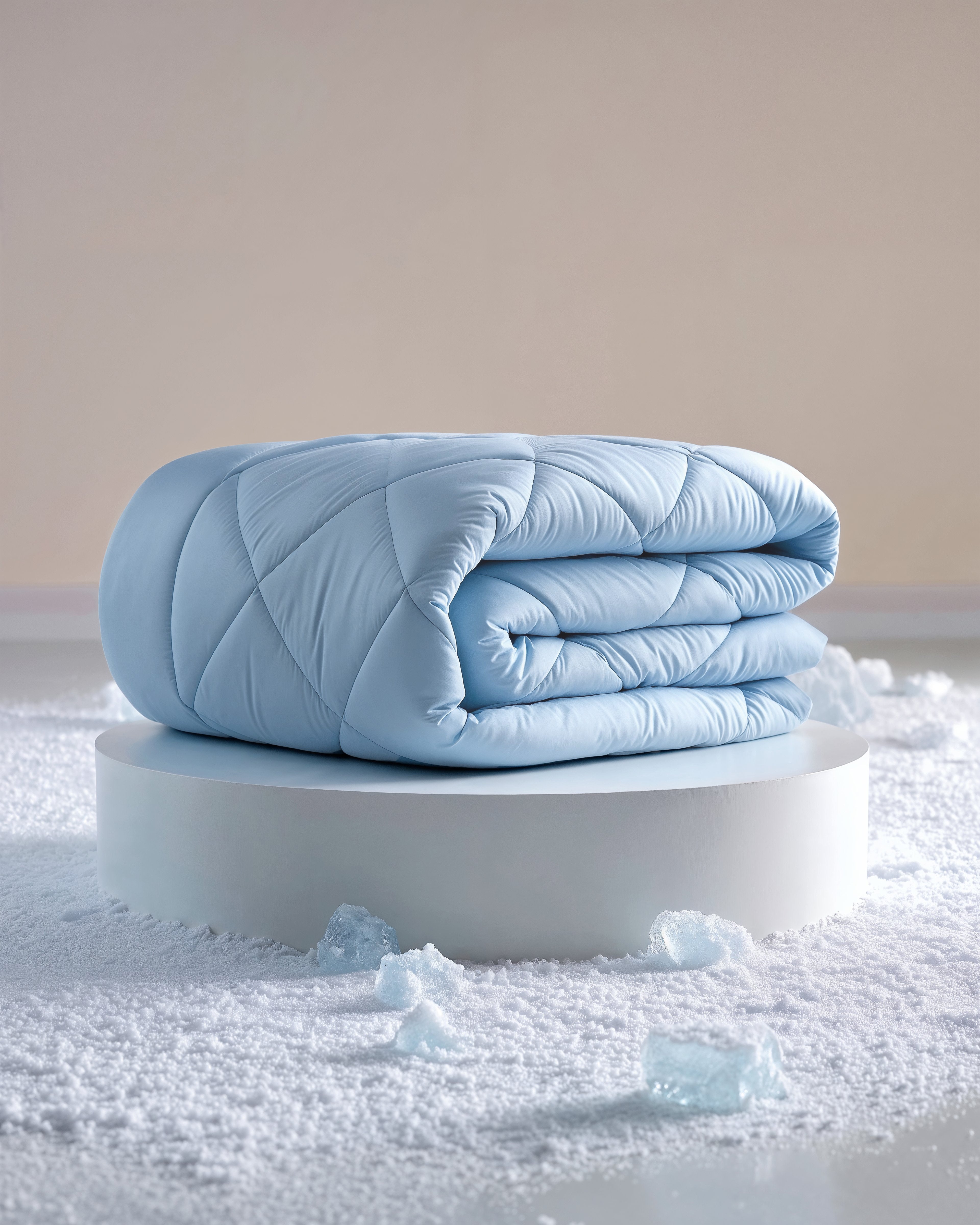 QMAX Verkoelend Zomerdekbed Blauw