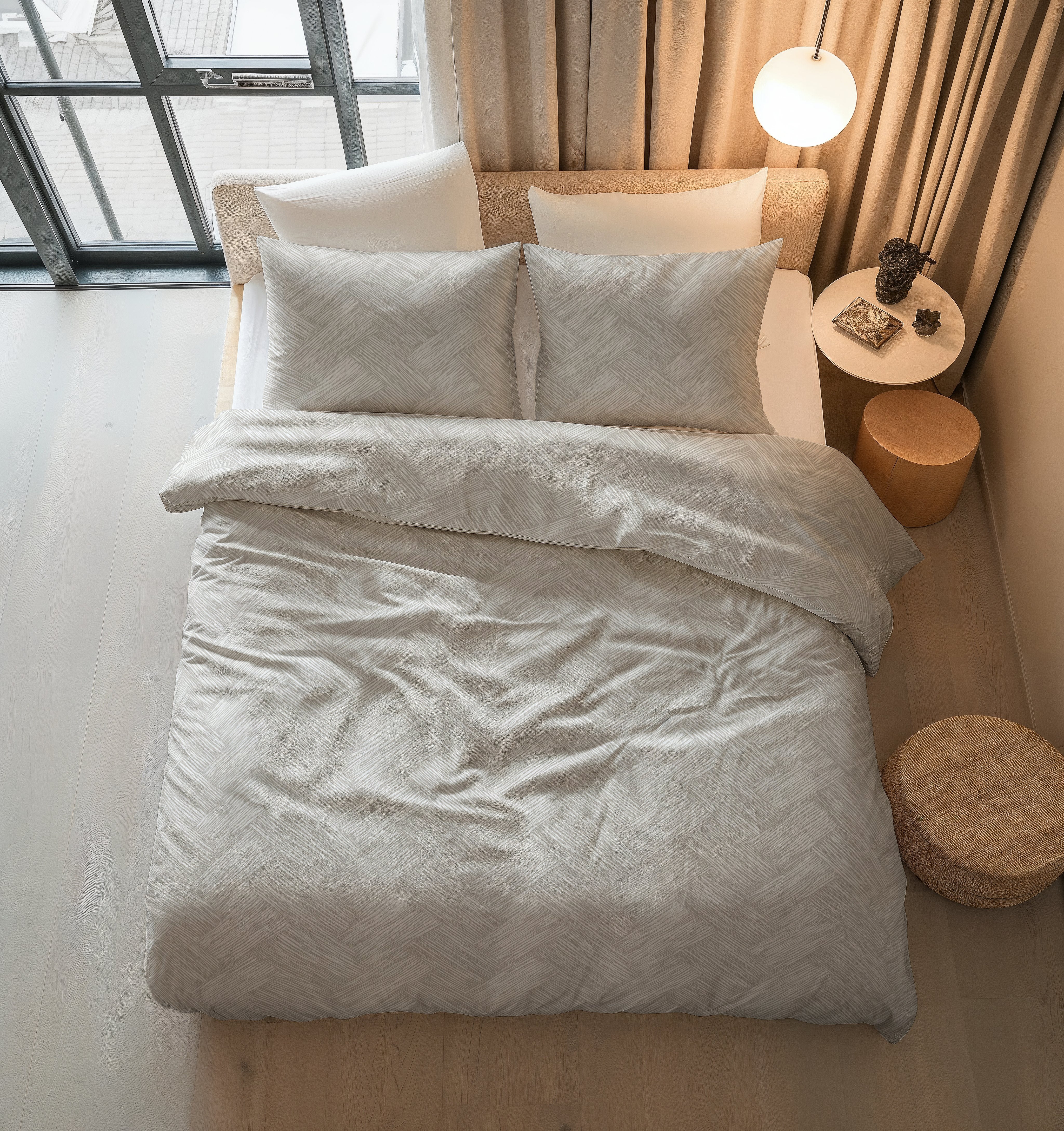 Rattan Silver Gray Duvet Cover