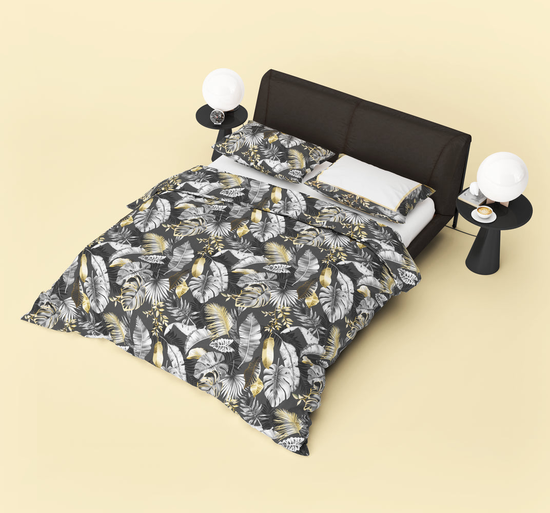 Jungle Style Black Duvet Cover | Luxurious, Soft & Easy to Care for