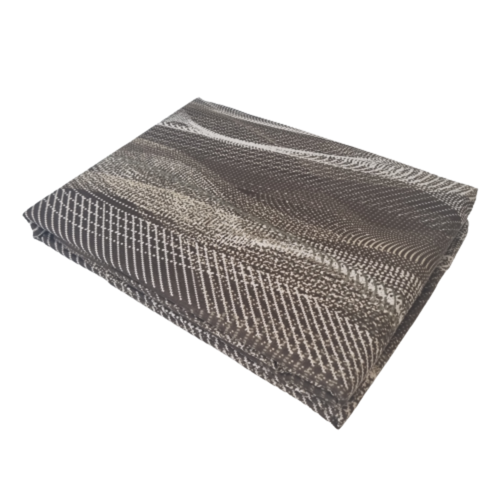 Wave Brown Duvet Cover | Modern & Wrinkle-Free