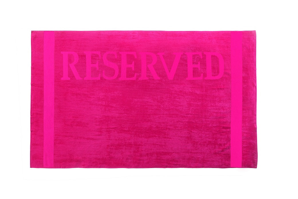 Reserved Strandlaken - 180 x 200 cm - Fuchsia