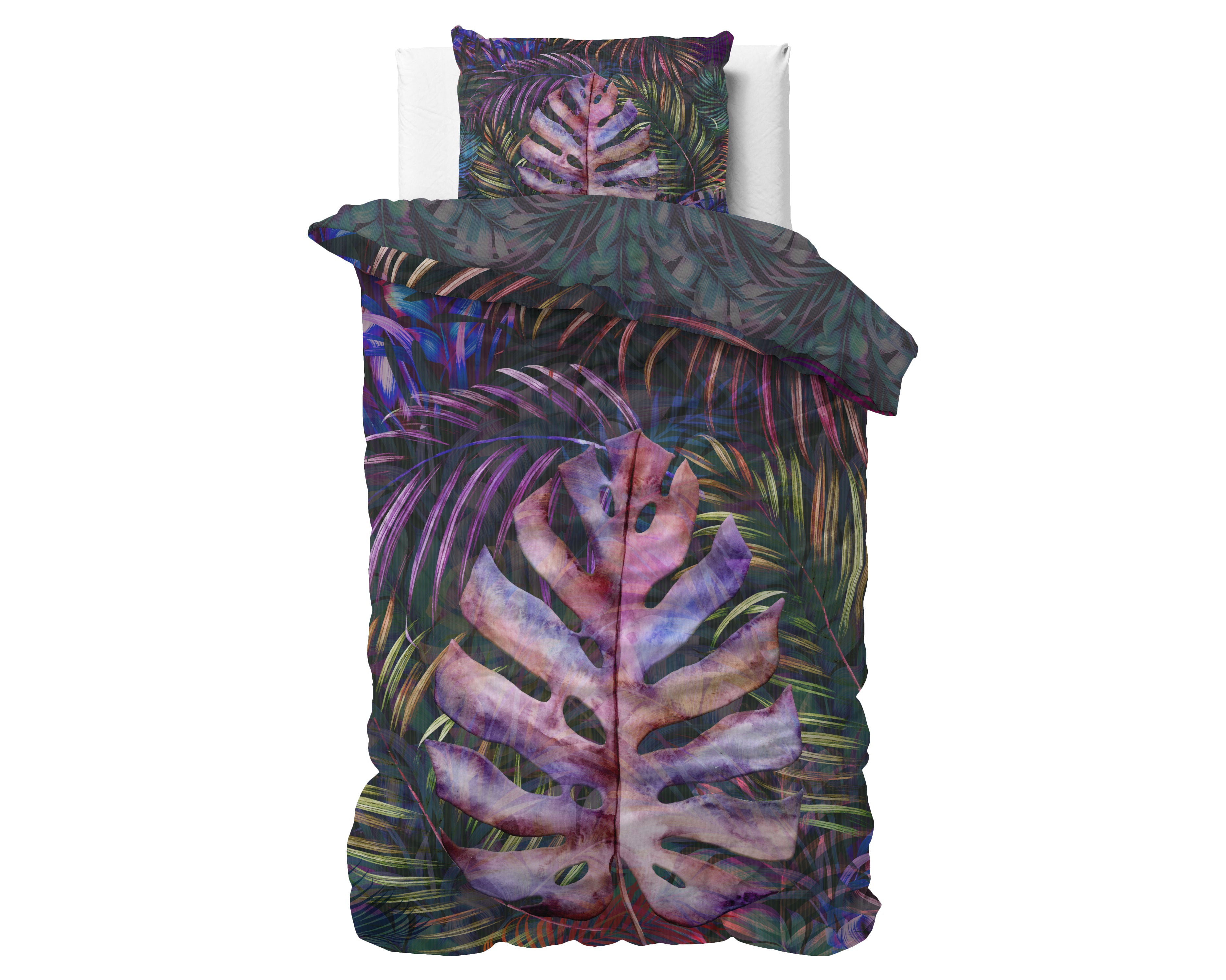 Romina Purple Duvet Cover - Luxury Satin - High Quality - Trendy Prints