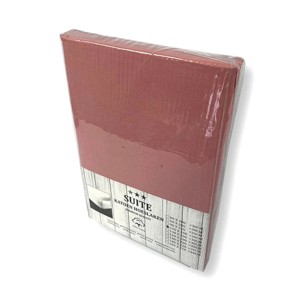 Roze Hoeslaken Katoen – 100% Hoogwaardig Katoen