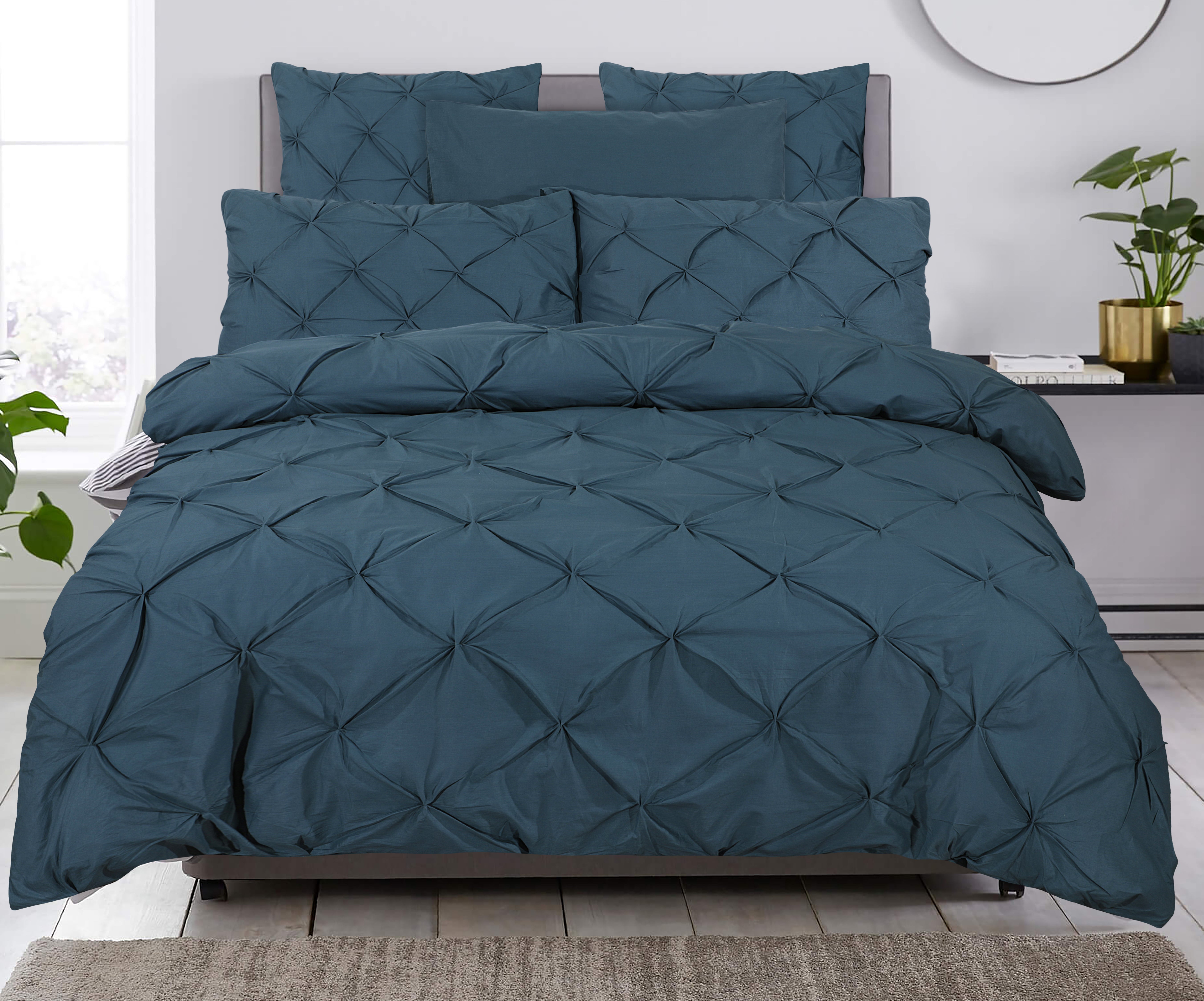 Salvador Dekbedovertrek Blauw - Zacht geweven katoen - Luxe uitstraling - Anti-allergisch