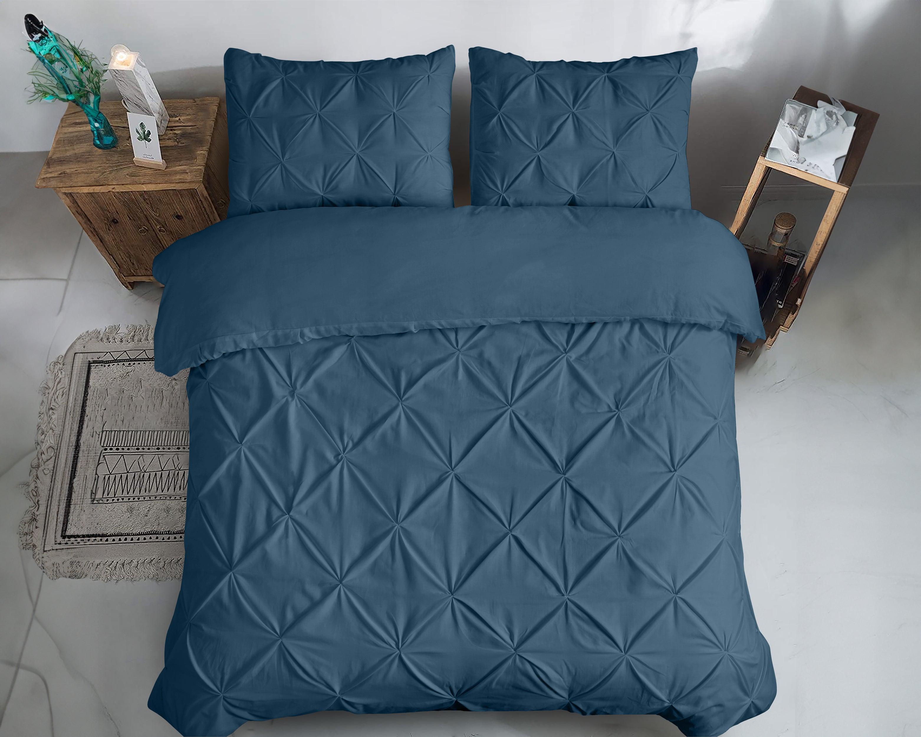 Salvador Dekbedovertrek Blauw - 100% Katoen