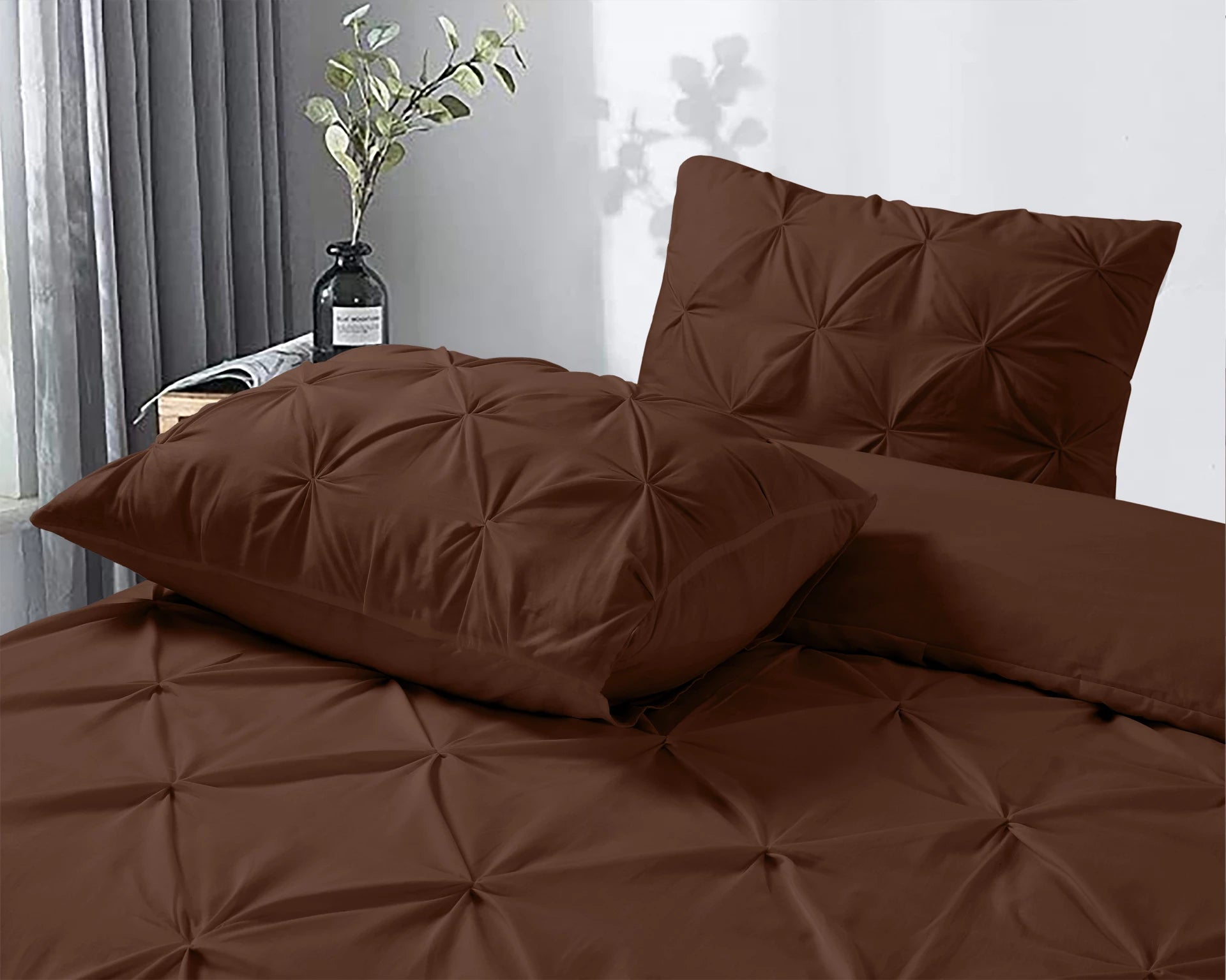 Salvador Dekbedovertrek Bruin - 100% Katoen