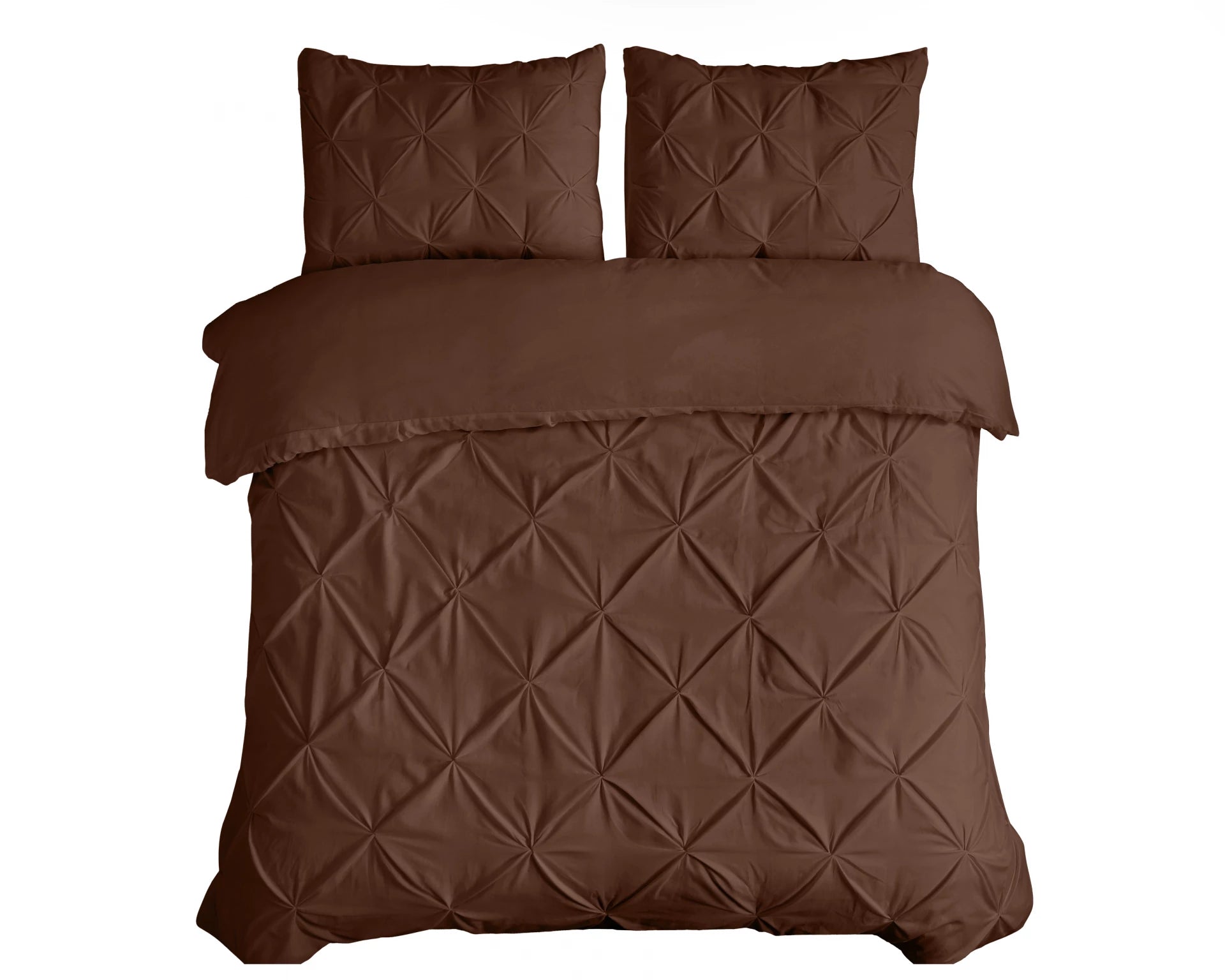Salvador Dekbedovertrek Bruin - 100% Katoen