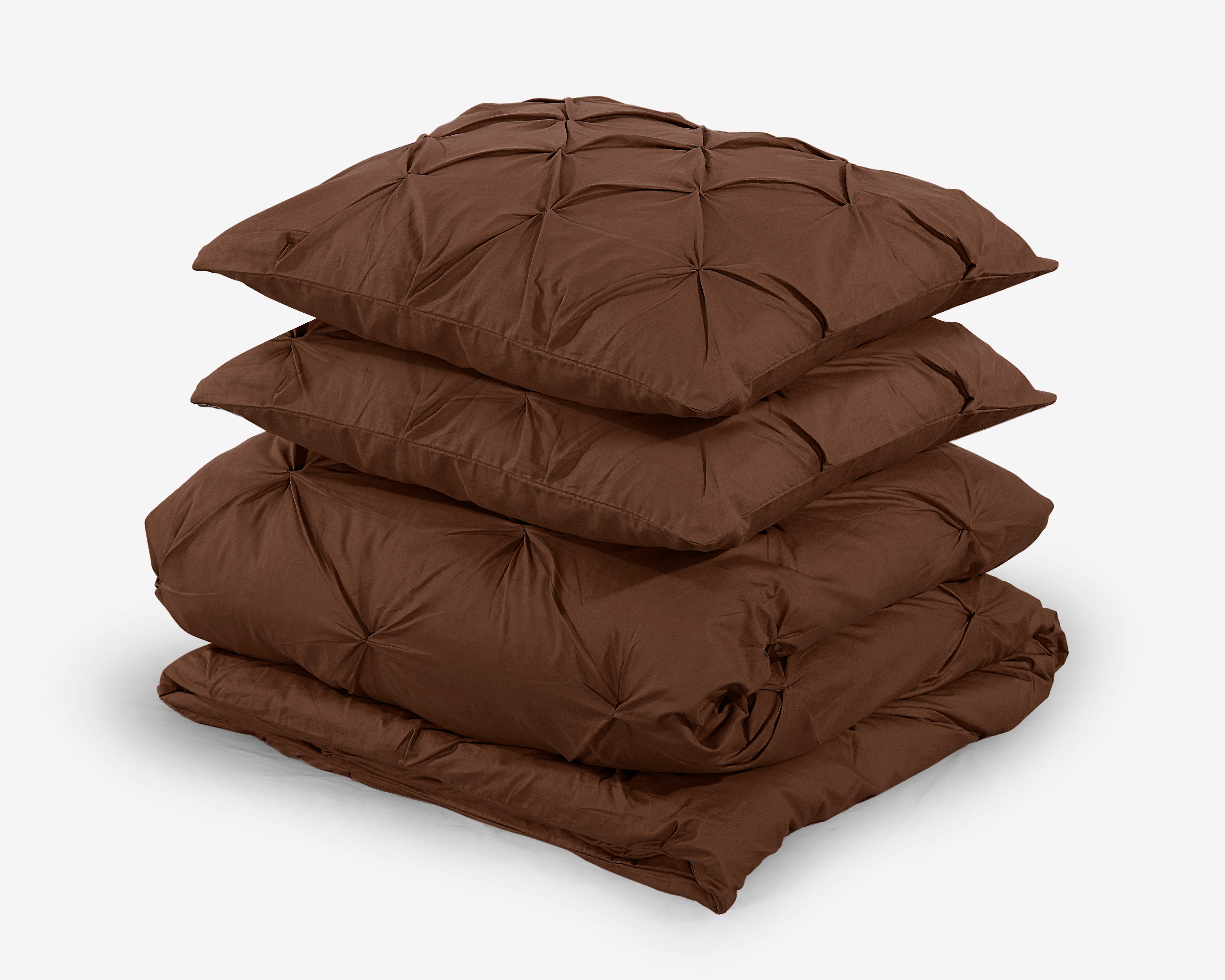 Salvador Dekbedovertrek Bruin - Zacht geweven katoen - Luxe uitstraling - Anti-allergisch
