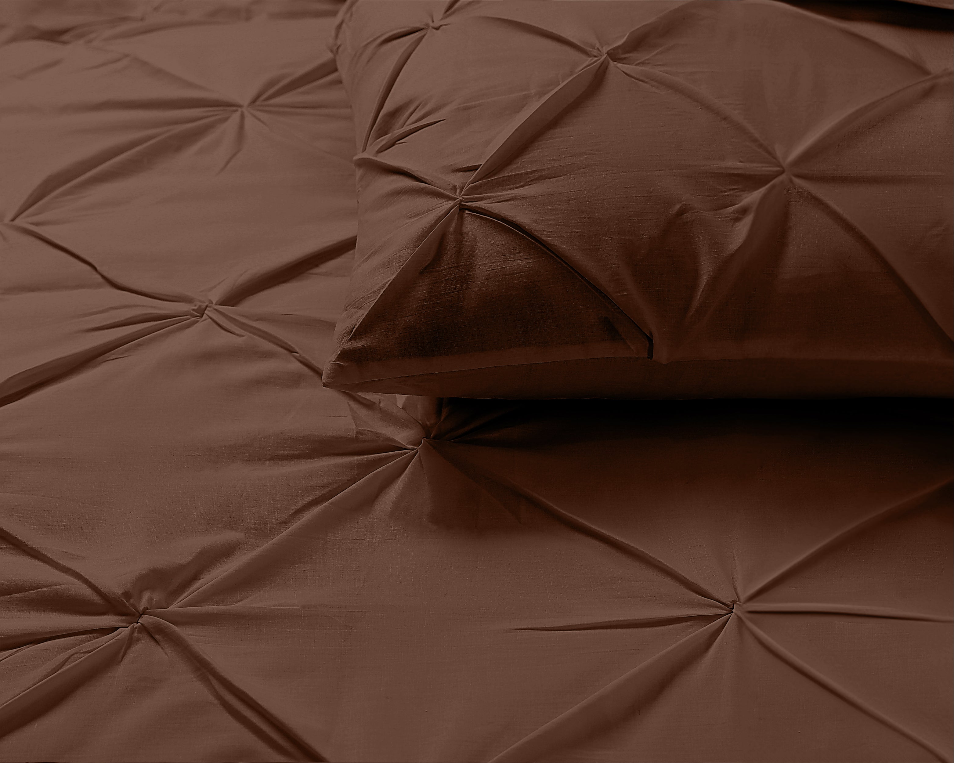 Salvador Dekbedovertrek Bruin - 100% Katoen