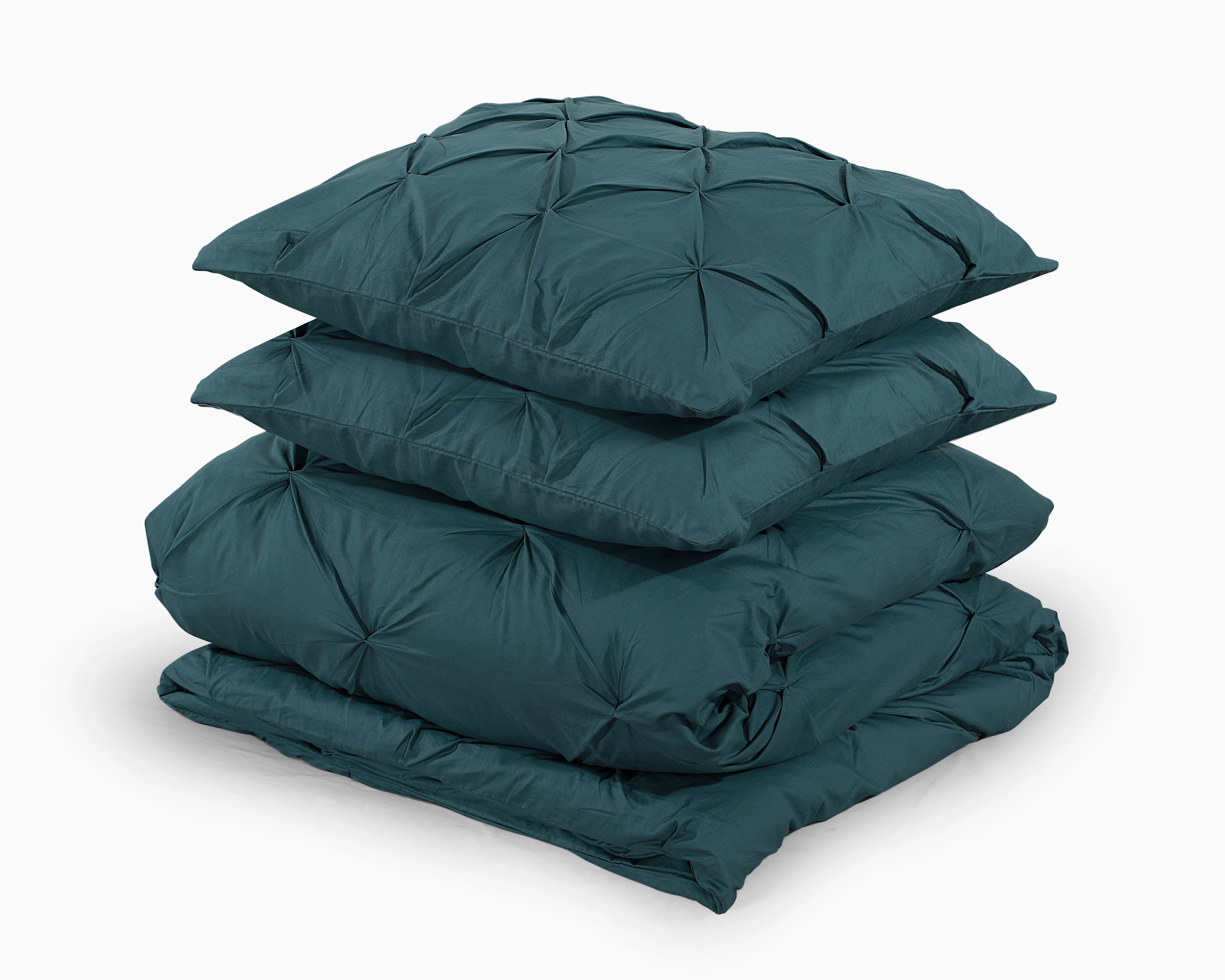 Salvador Dekbedovertrek Donker Groen - 100% Katoen