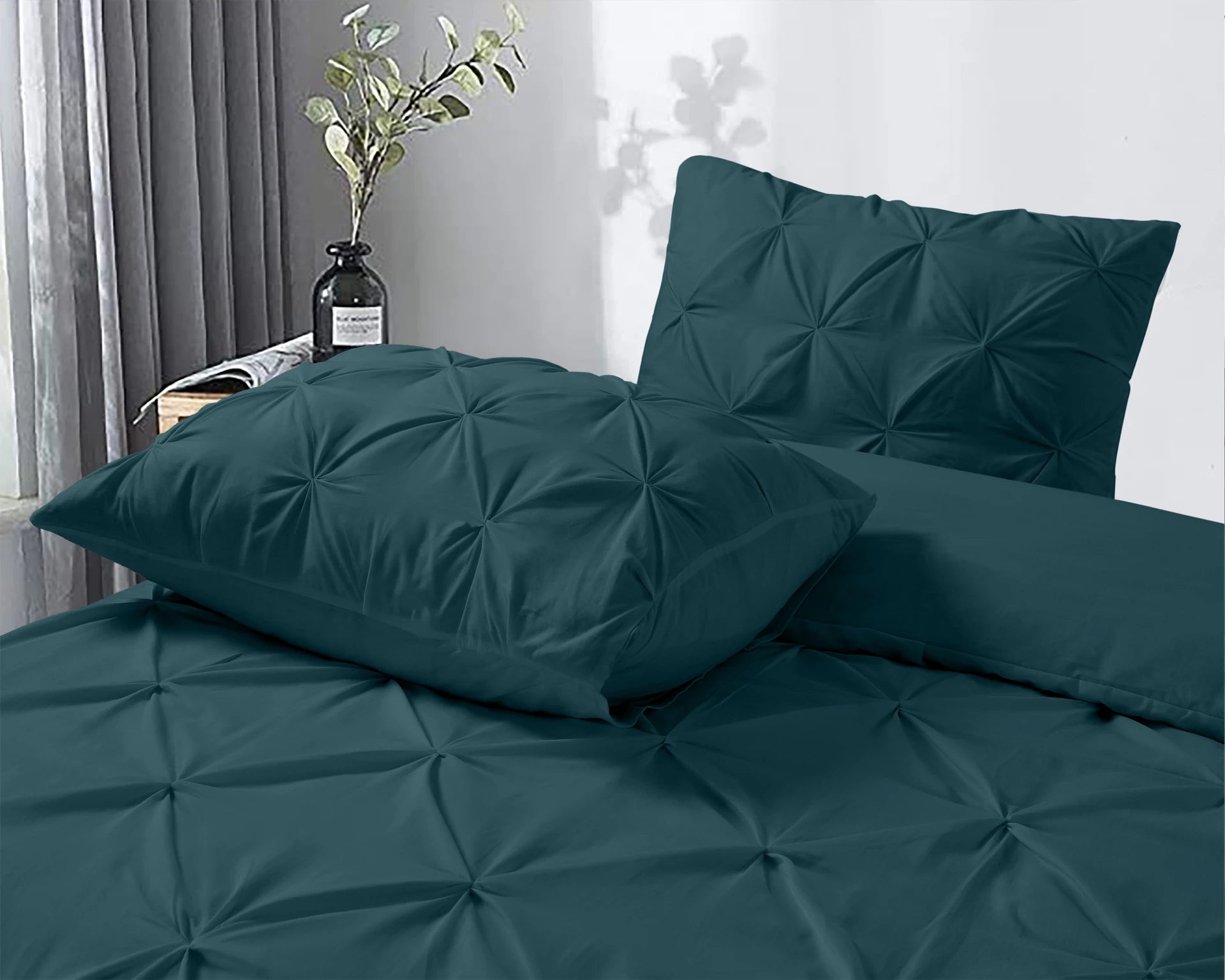 Salvador Dekbedovertrek Donker Groen - 100% Katoen
