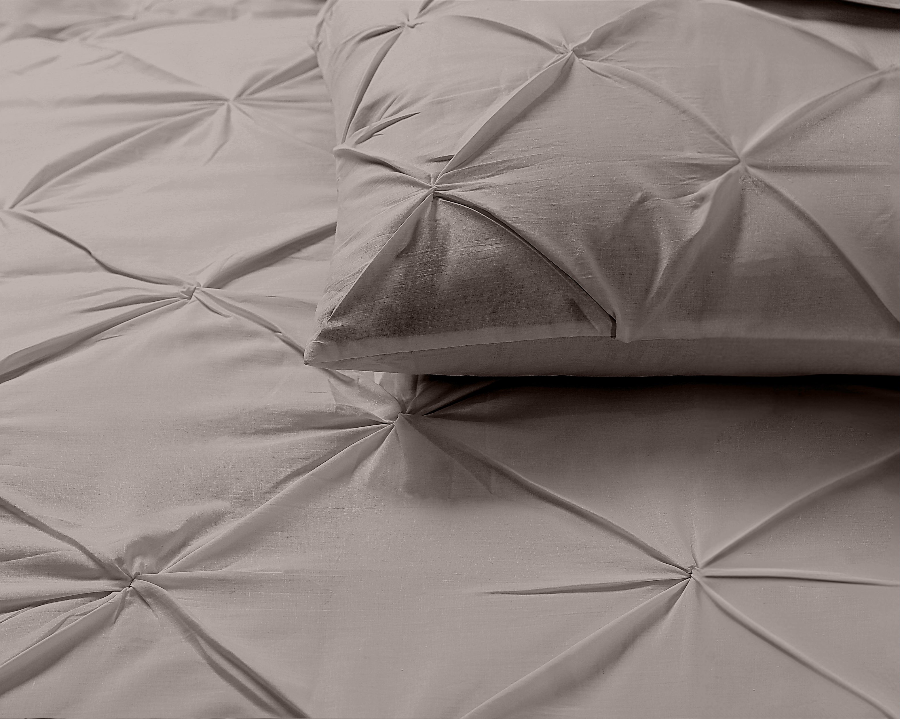 Salvador Dekbedovertrek Taupe - 100% Katoen