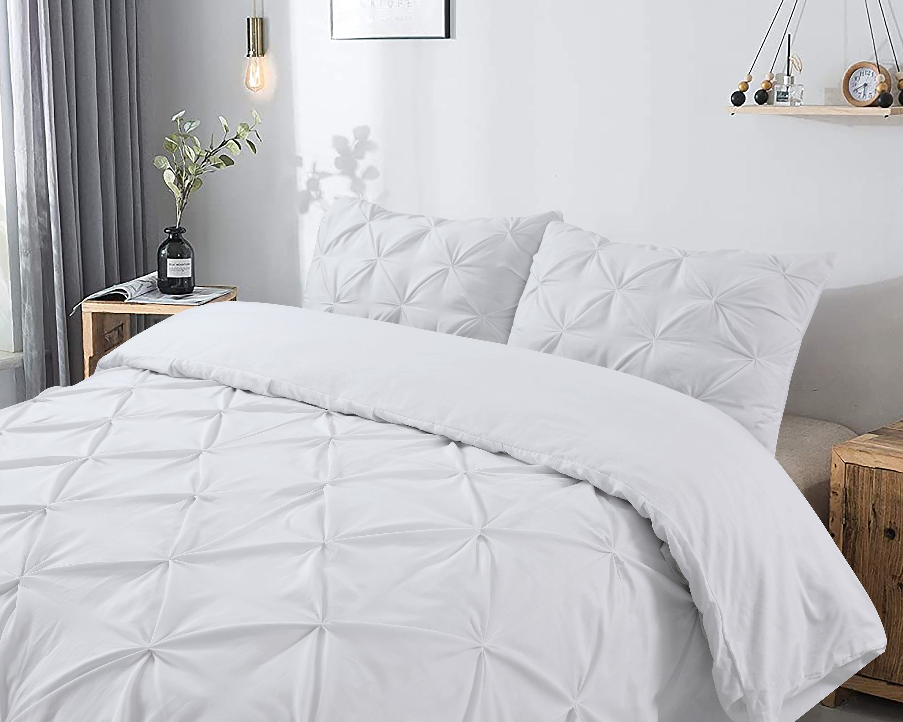 Salvador Dekbedovertrek Wit - 100% Katoen