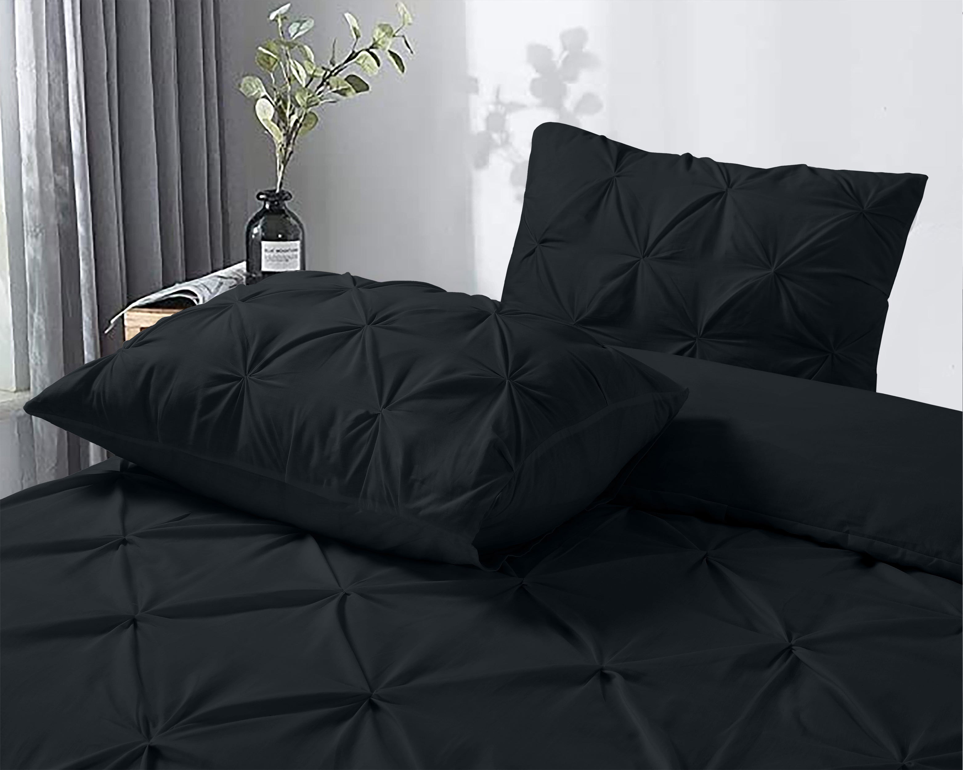 Salvador Dekbedovertrek Zwart - 100% Katoen