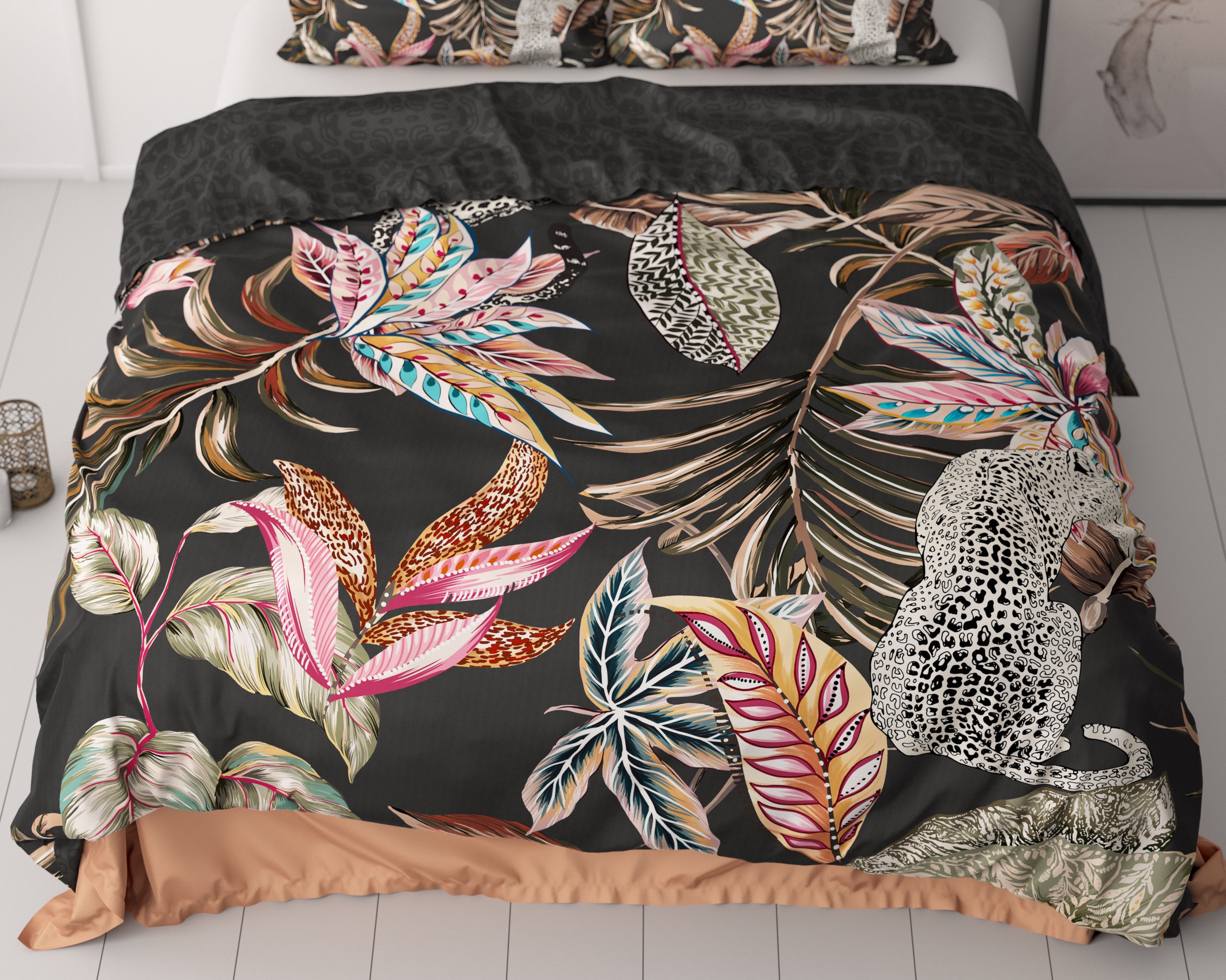 Santino Multi Duvet Cover - Luxury Satin - High quality - Trendy prints