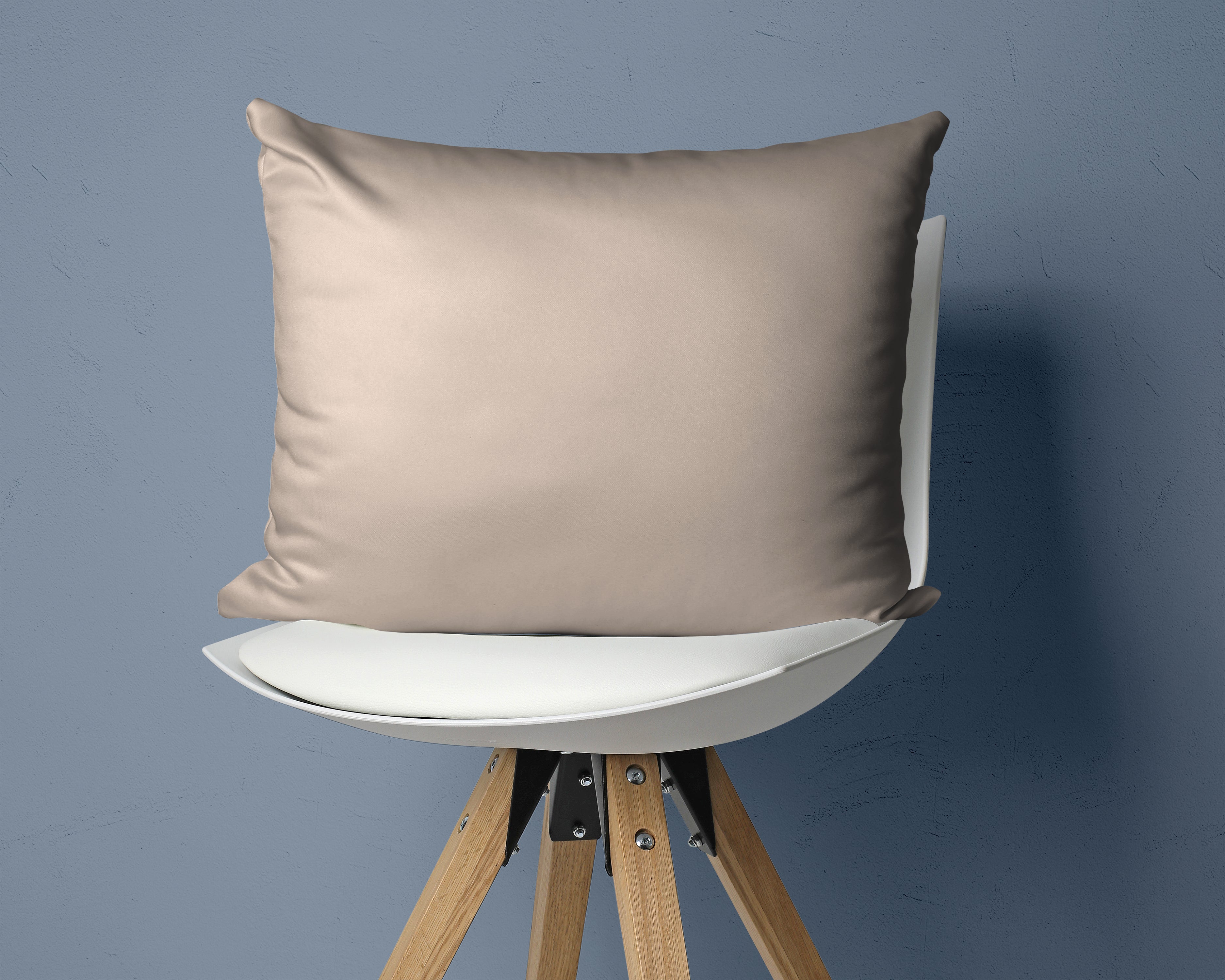 Katoen Satijnen 2 in 1 Kussenslopen Zand 60 x 70 cm