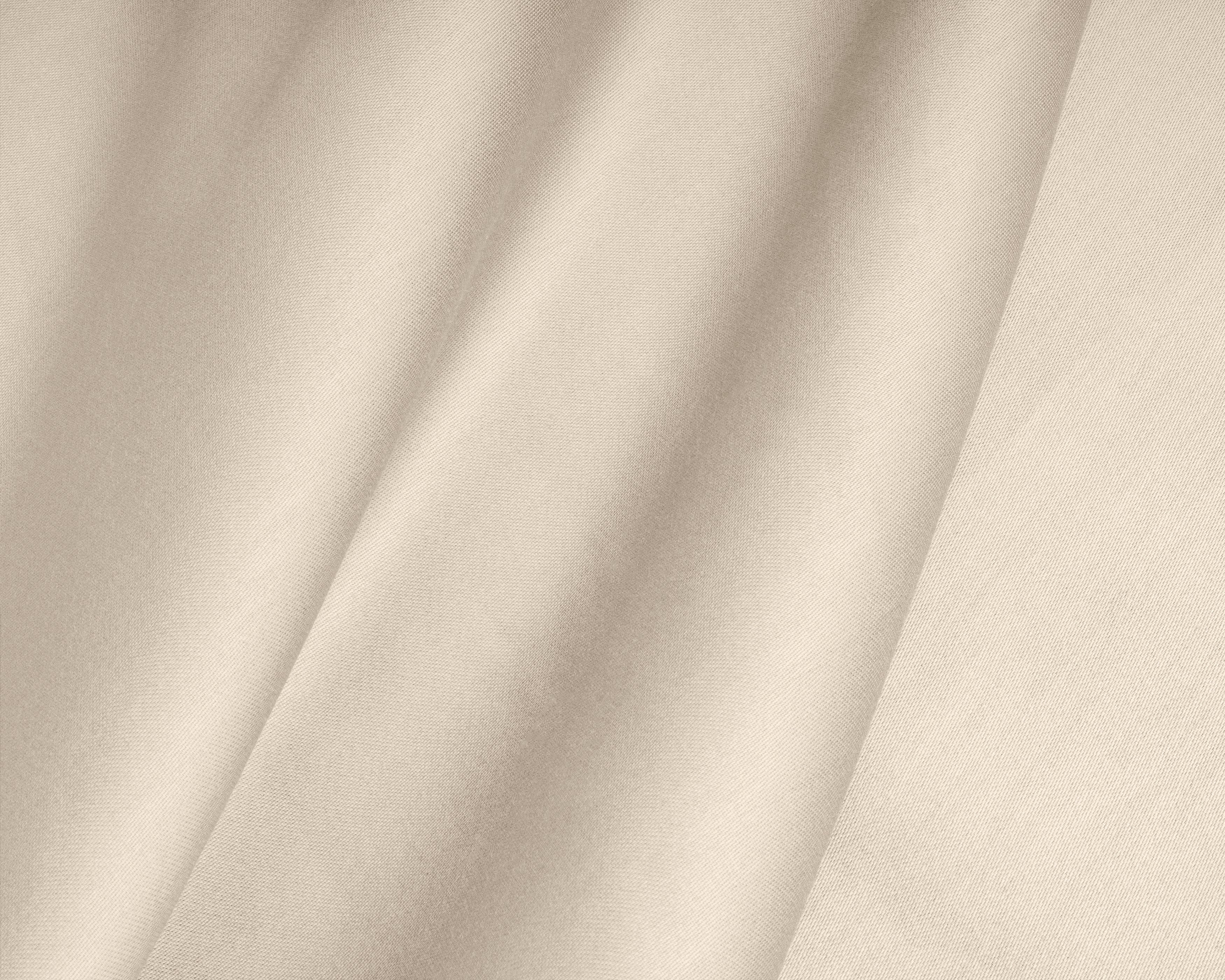 Satin Fitted Sheet Sand - Reactive washed - Soft, smooth, breathable and has a light sheen - Free from harmful substances and skin-friendly