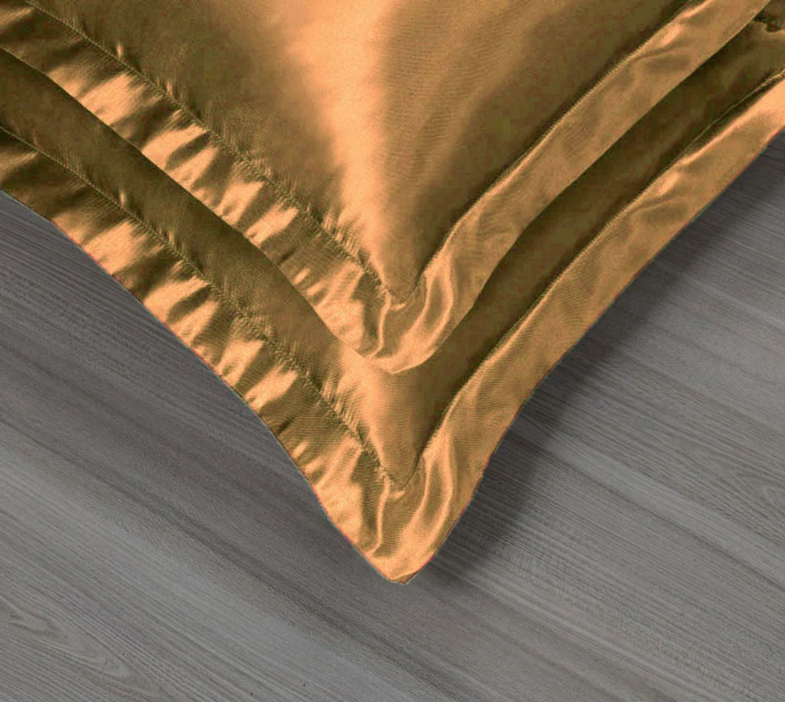 Satijnen Kussenslopen Champagne Gold – Luxe voor Haar en Huid