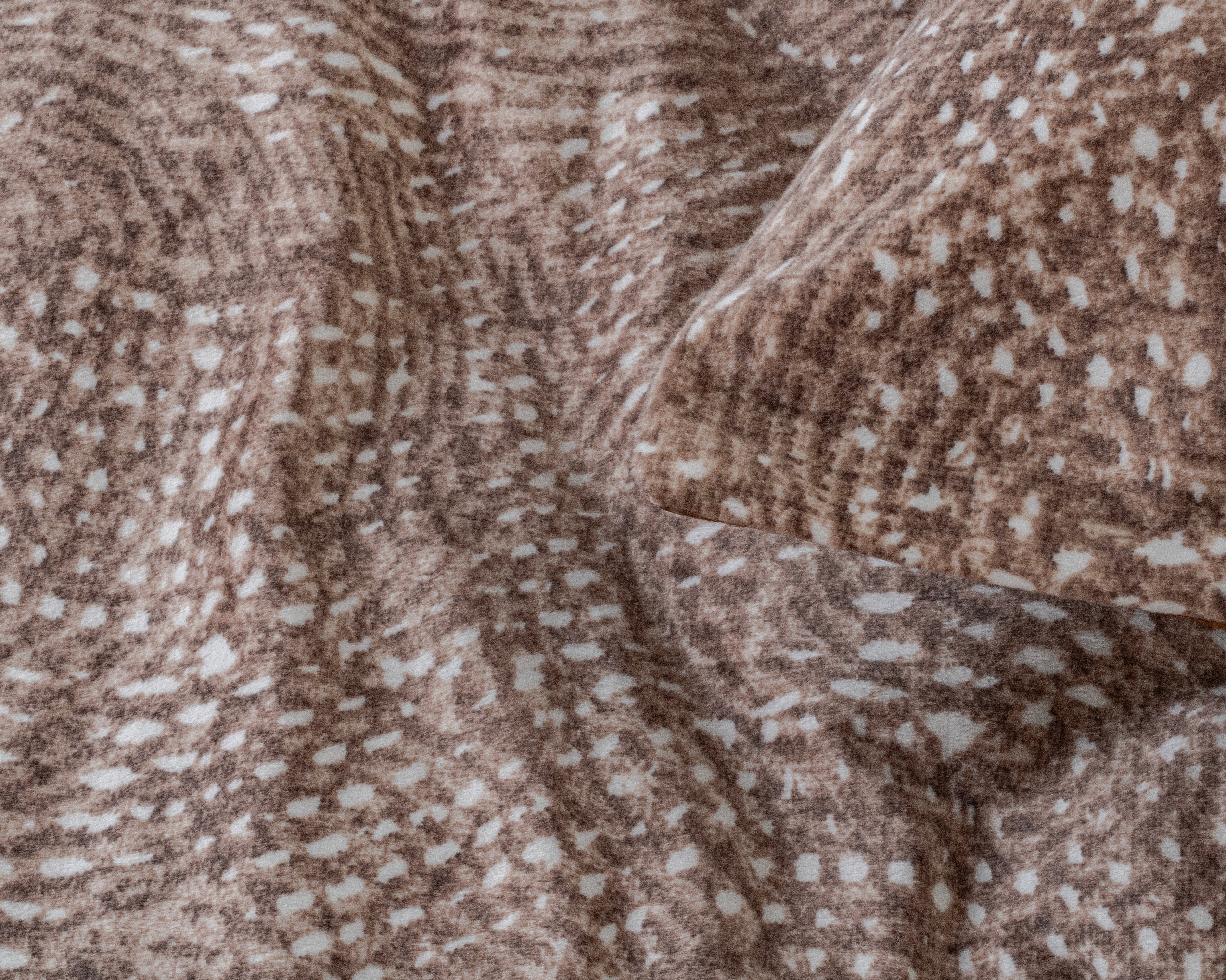 Signature Velvet Cotton Duvet Cover Aria Brown - Super soft woven - Unique Design - Luxurious feel