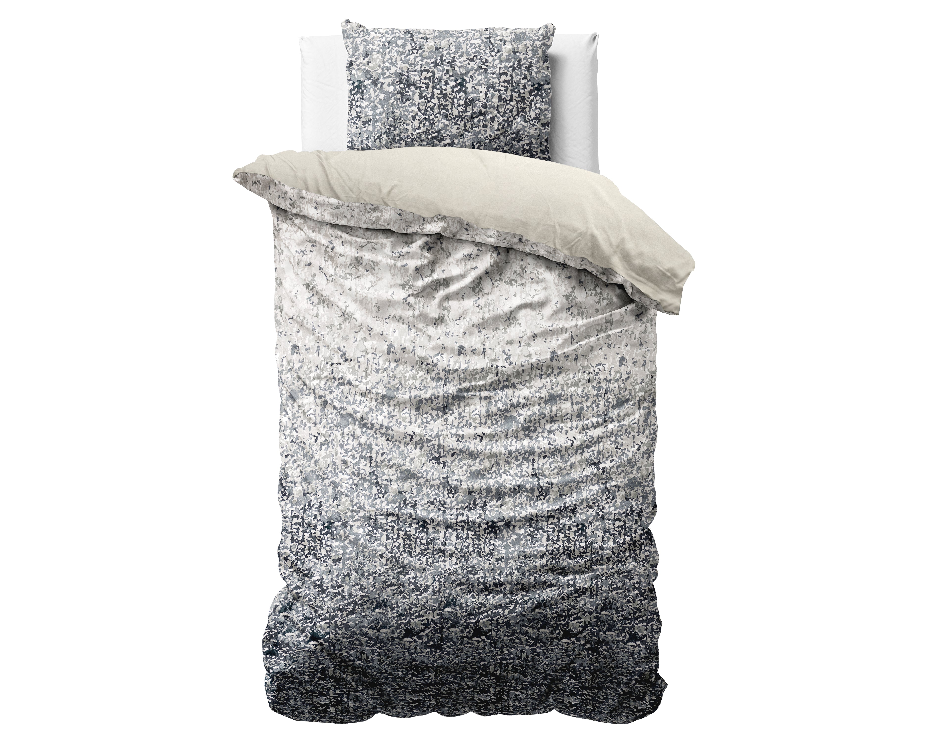 Signature Velvet Cotton Duvet Cover Emma Anthracite - Super soft woven - Unique Design - Luxurious feel