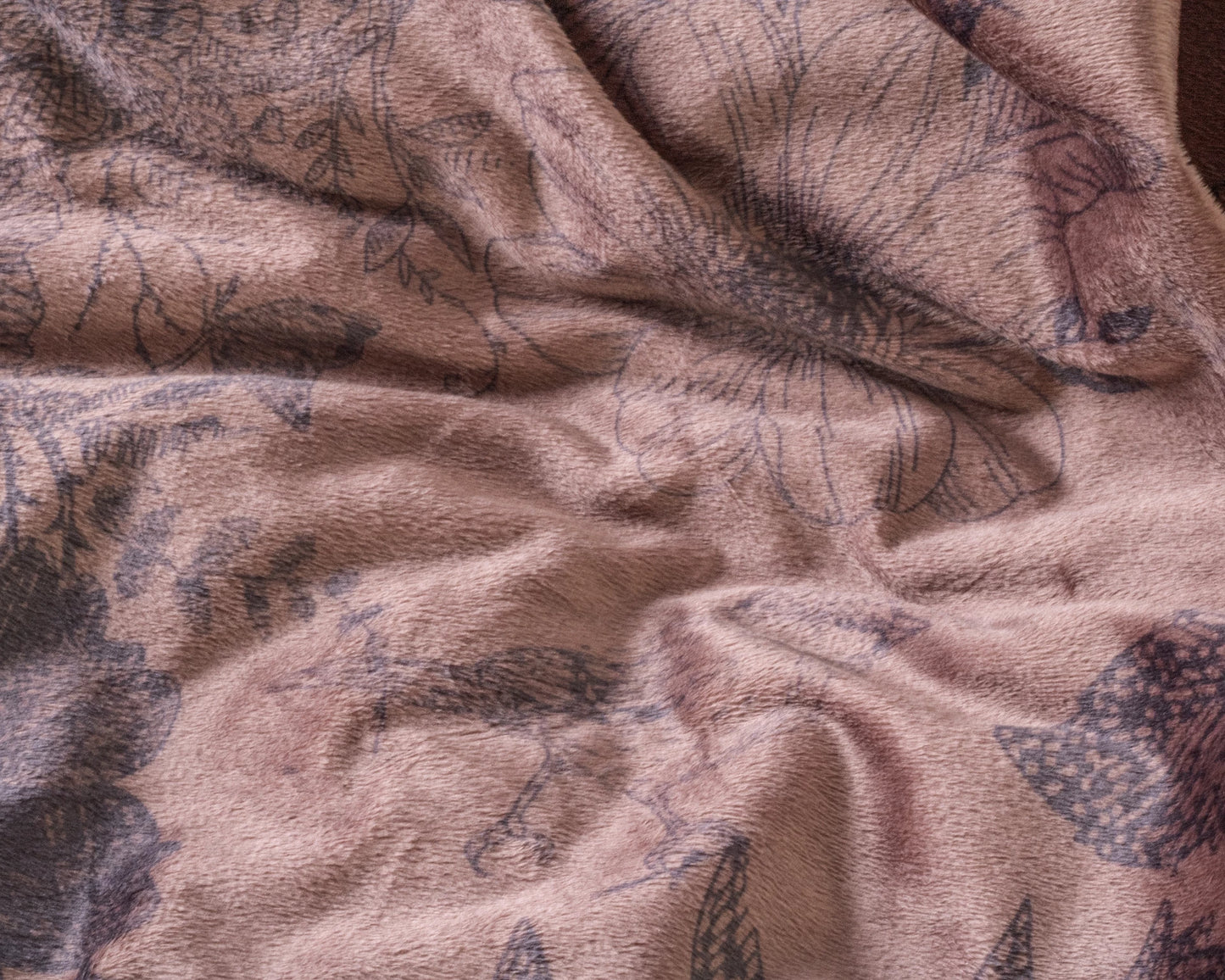 Signature Velvet Katoen Dekbedovertrek Jonas Bruin - Super zacht geweven - Uniek Design - Luxe gevoel
