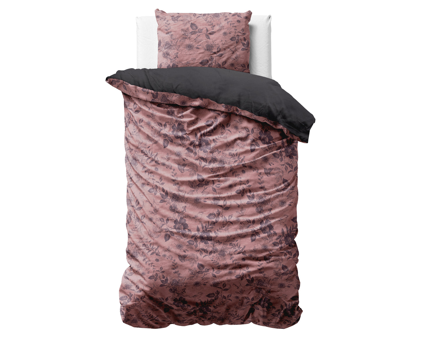 Signature Velvet Katoen Dekbedovertrek Jonas Bruin - Super zacht geweven - Uniek Design - Luxe gevoel