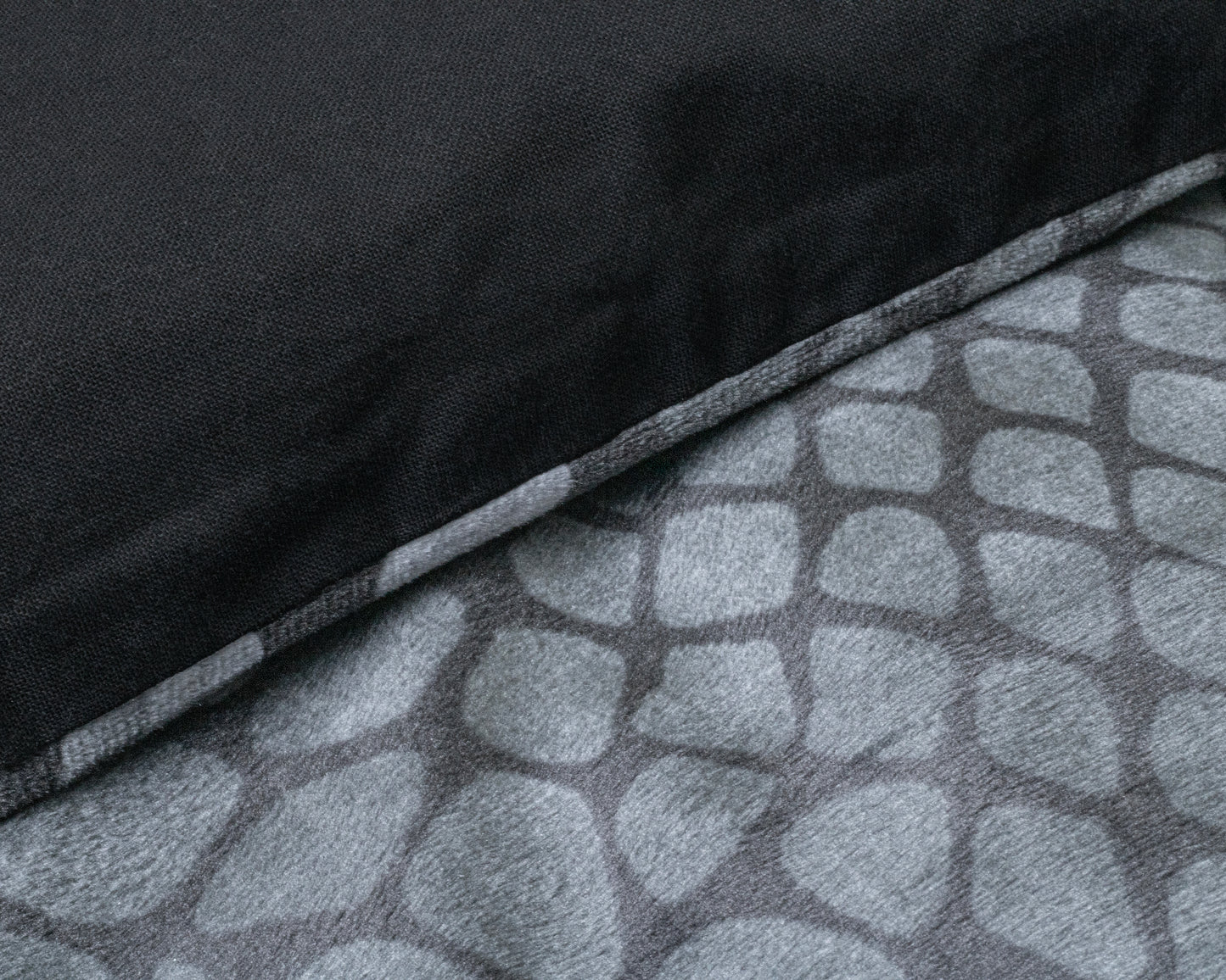 Signature Velvet Katoen Dekbedovertrek Mente Grijs - Super zacht geweven - Uniek Design - Luxe gevoel