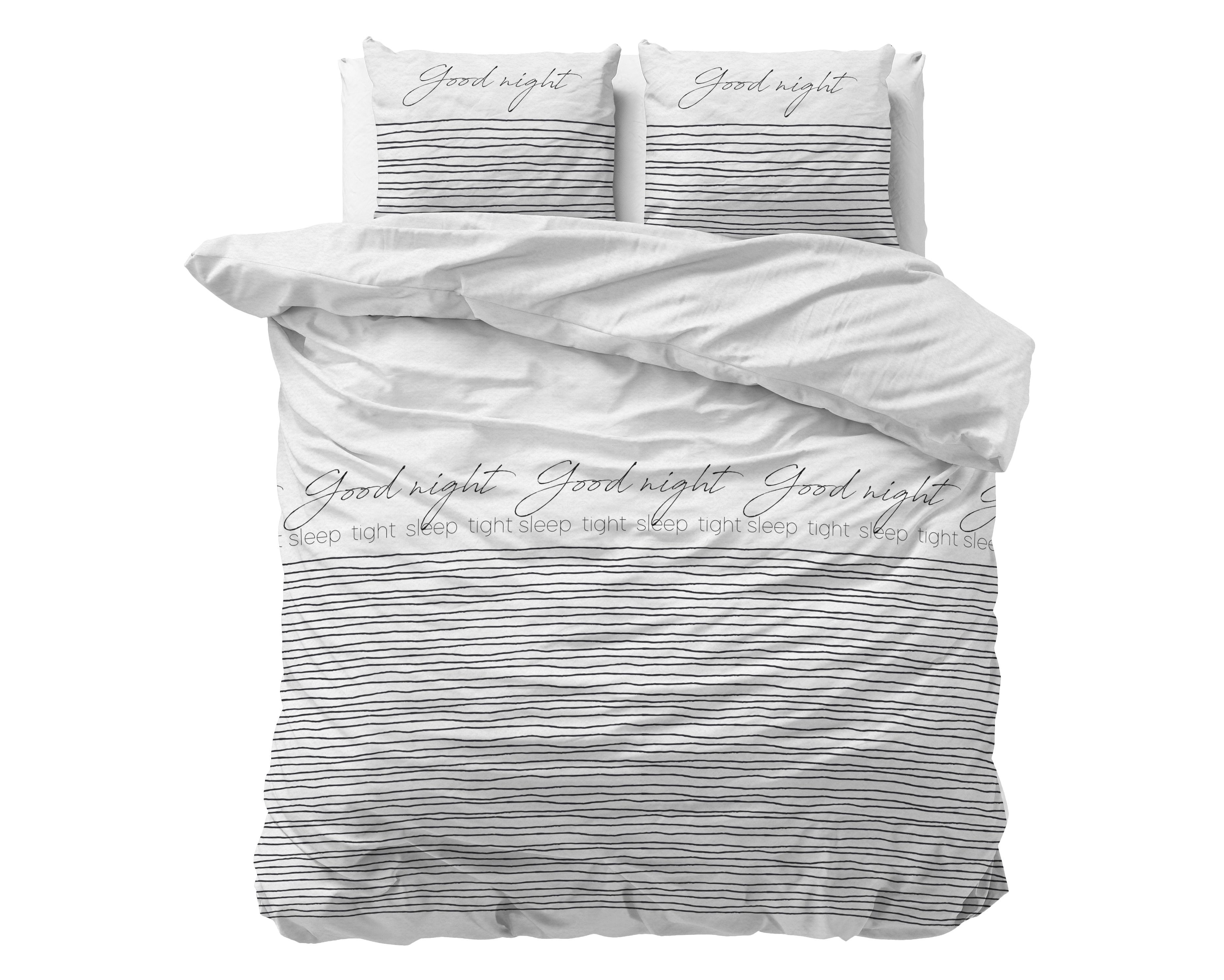 Sleeptight 2 Wit Dekbedovertrek
