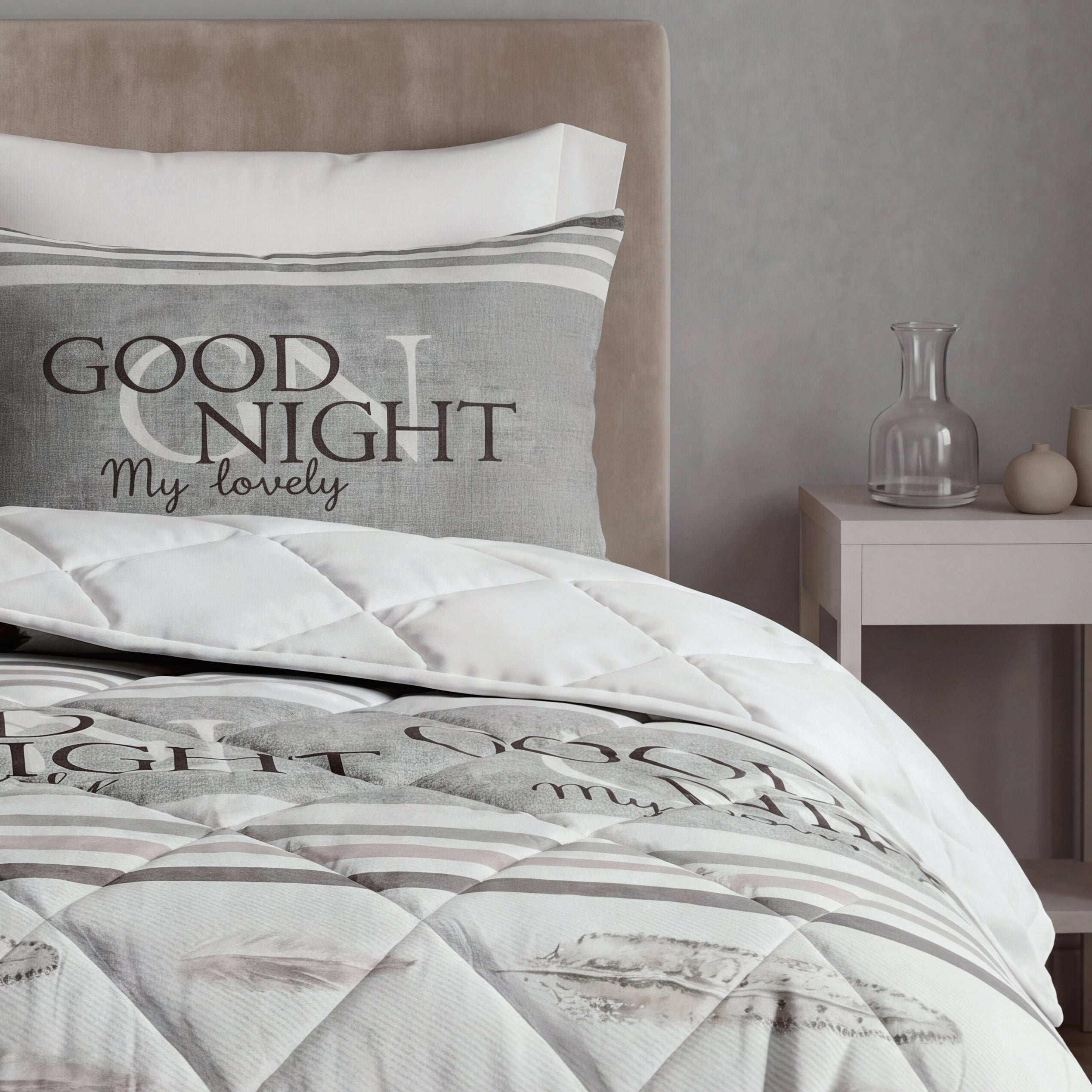 Sleeptime Dekbed - Goodnight Zand - Voor het hele jaar + Kussenslopen