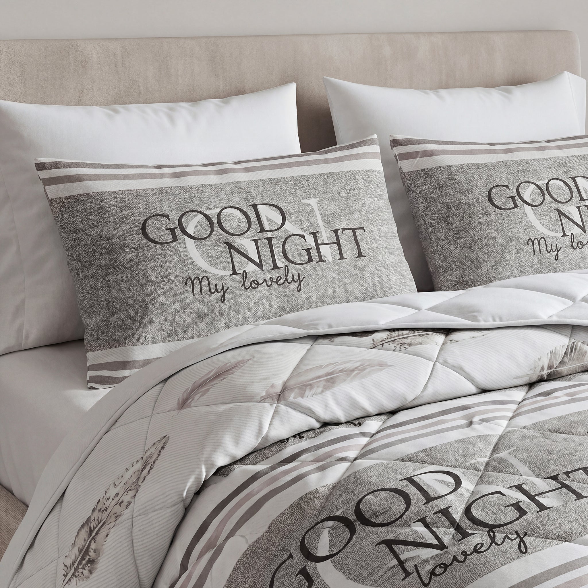 Sleeptime Dekbed - Goodnight Zand - Voor het hele jaar + Kussenslopen