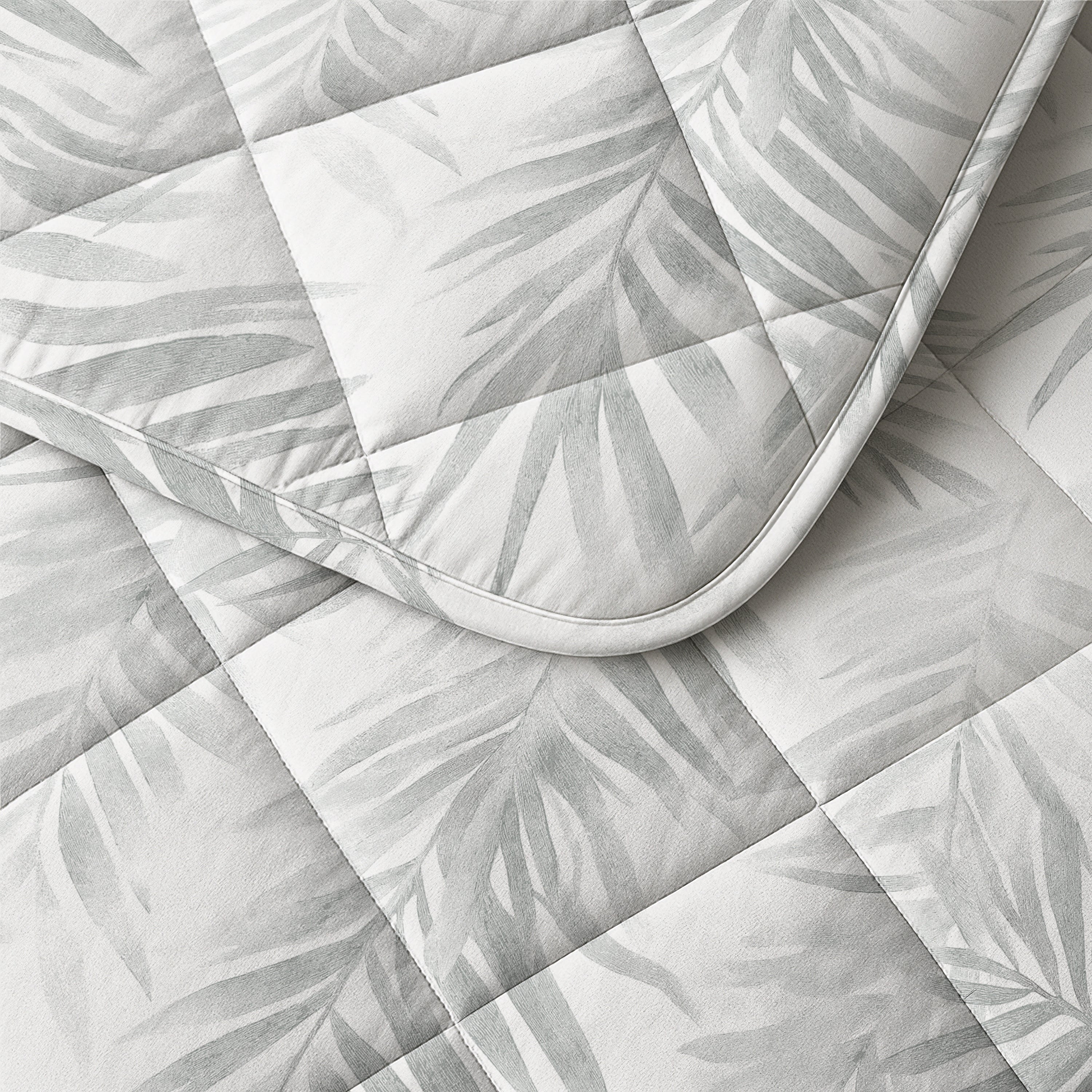 Sleeptime Katoenen Dekbed - Vinto Wit/Grijs - Voor het hele jaar