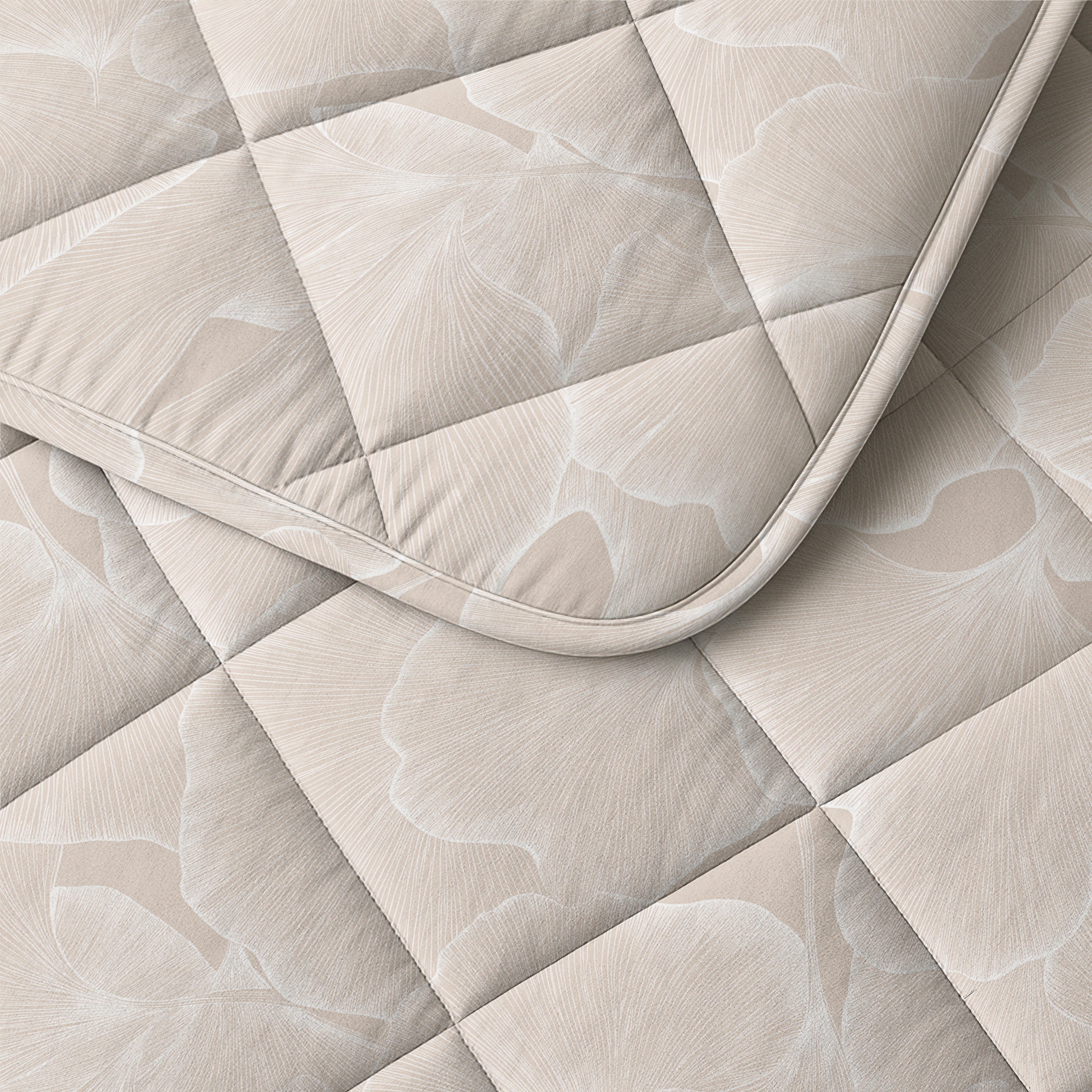 Sleeptime Katoenen Dekbed - Zeke Beige - Voor het hele jaar