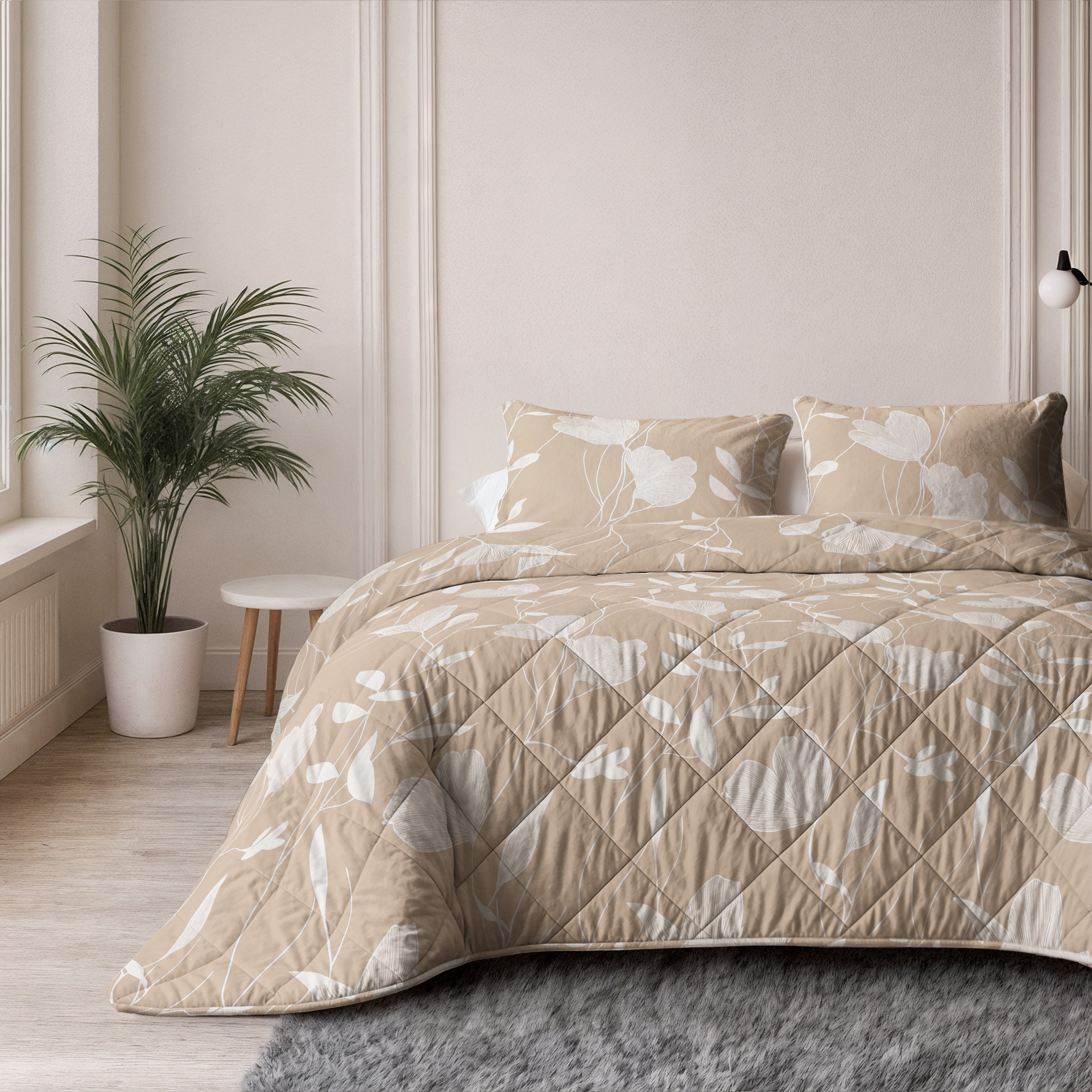 Sleeptime Katoenen Kussenslopen - Fallon Zand/Oranje - Set van 2 stuks